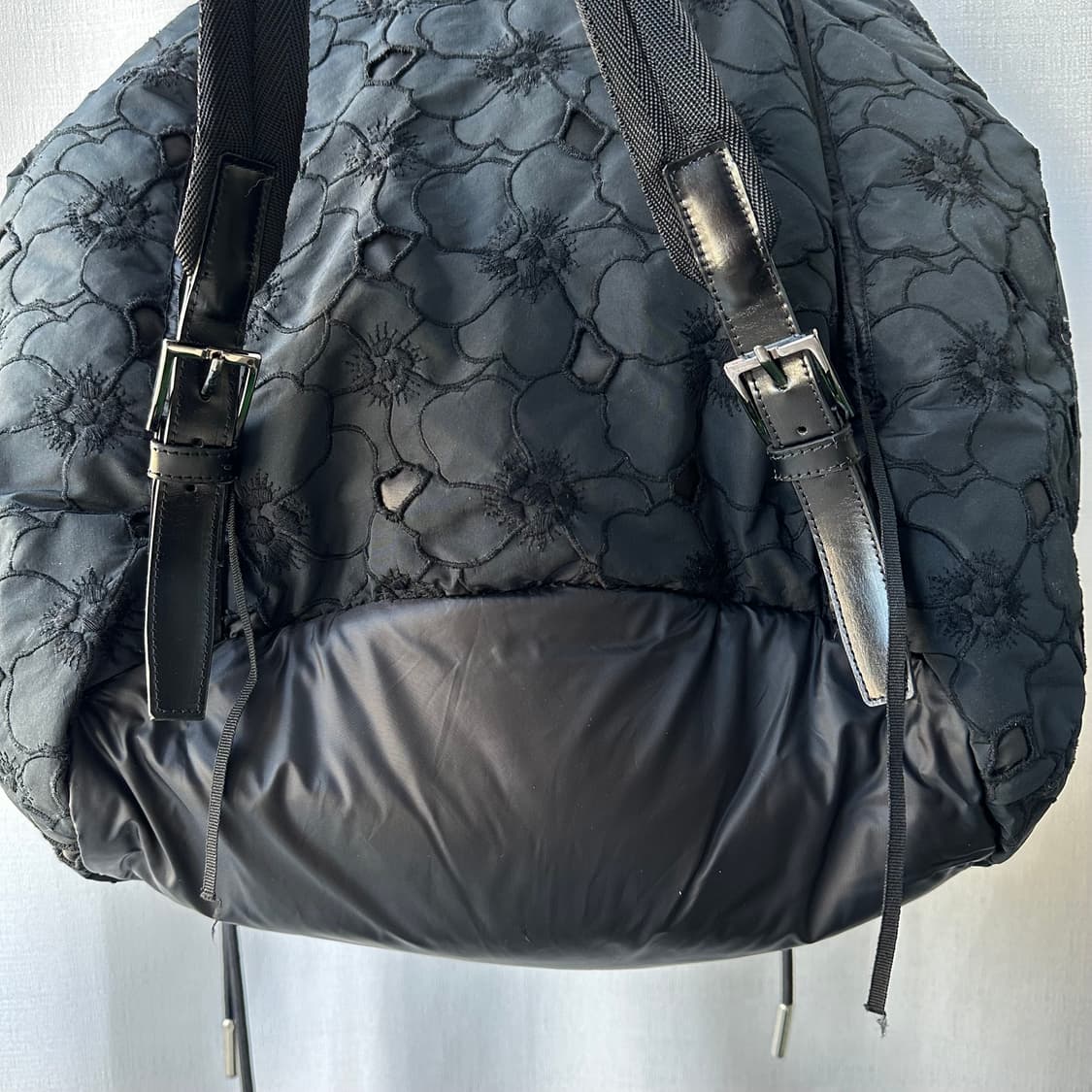 Moncler x Simone Rocha PARACHUTE Bag 블랙 상품이미지6