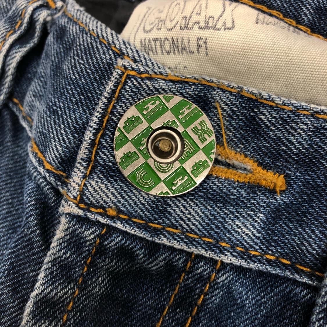 COAX 빈티지 워시드 디스 데님 팬츠 상품이미지4