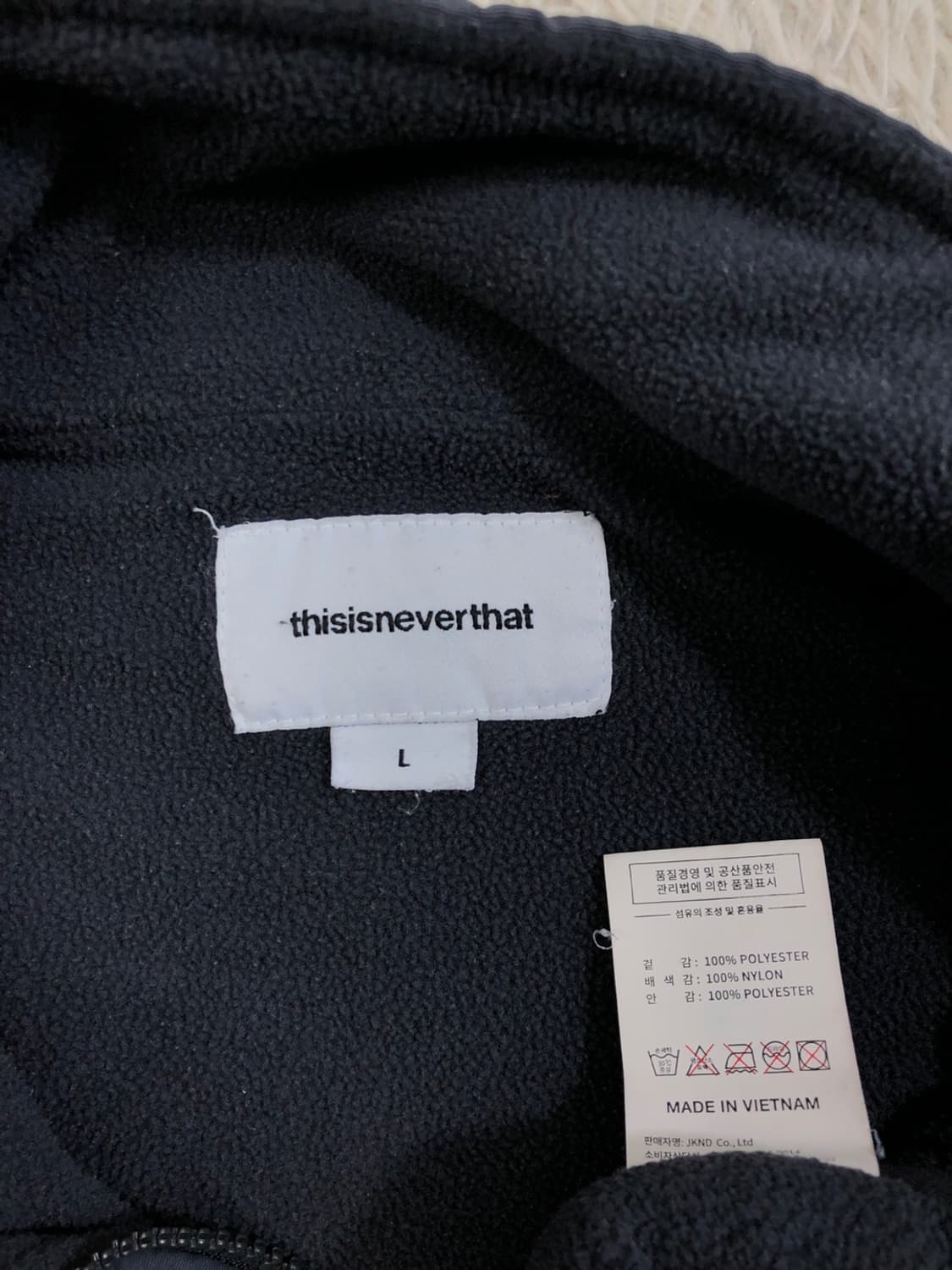 디스이즈네버댓 후리스 자켓/#1130 상품이미지5