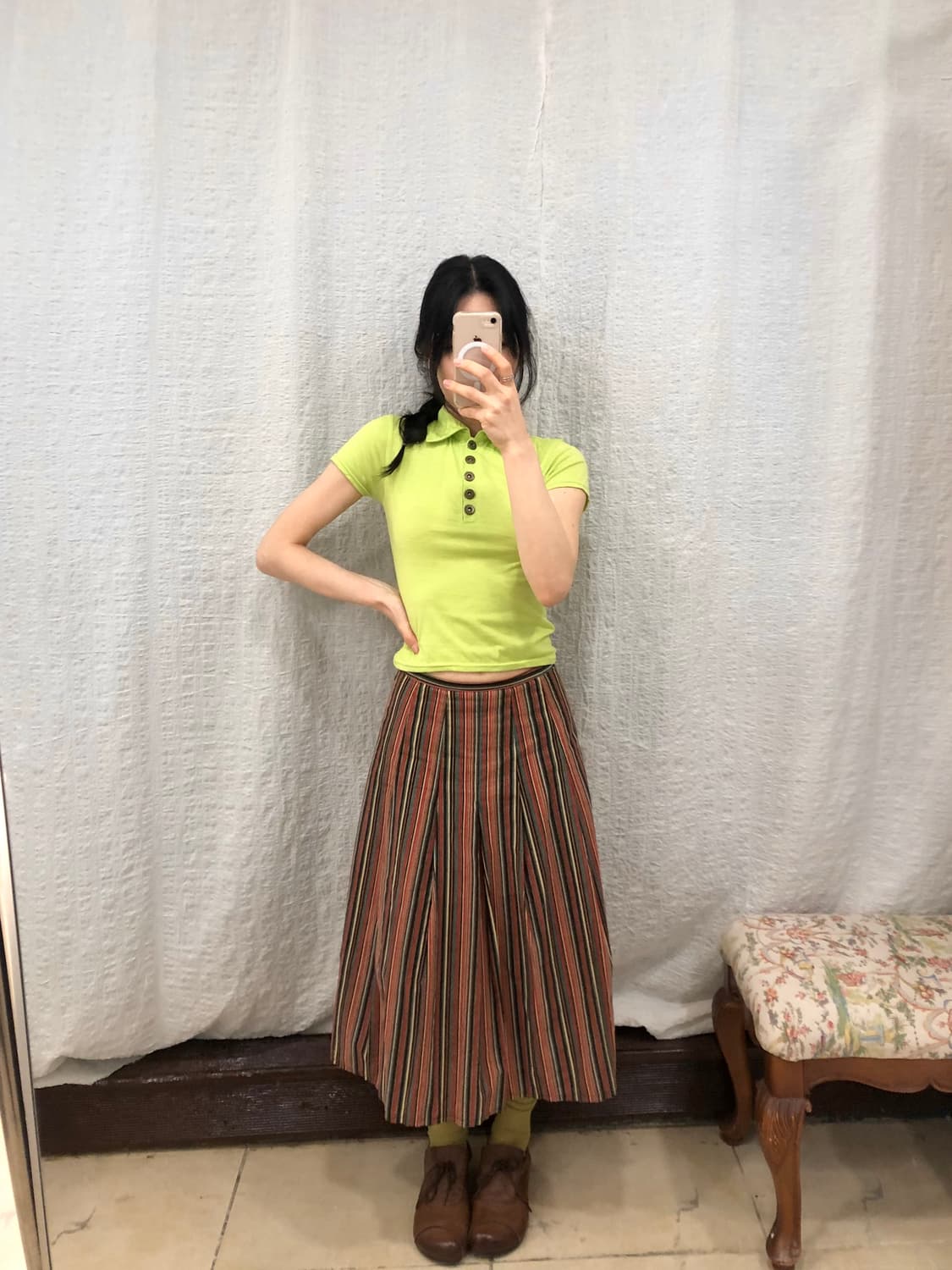 neon green top 상품이미지3