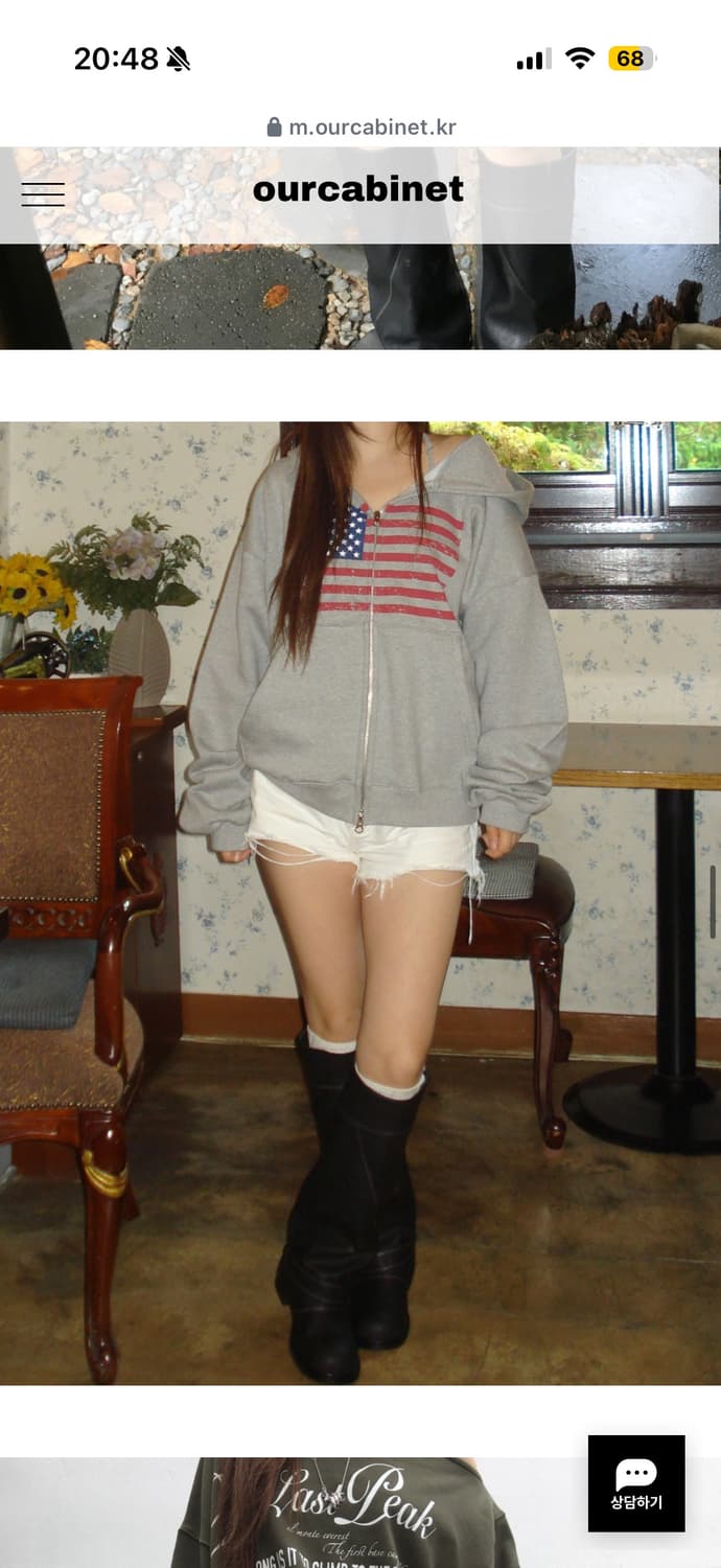 ourcabinet round vintage boots 새상품 상품이미지2