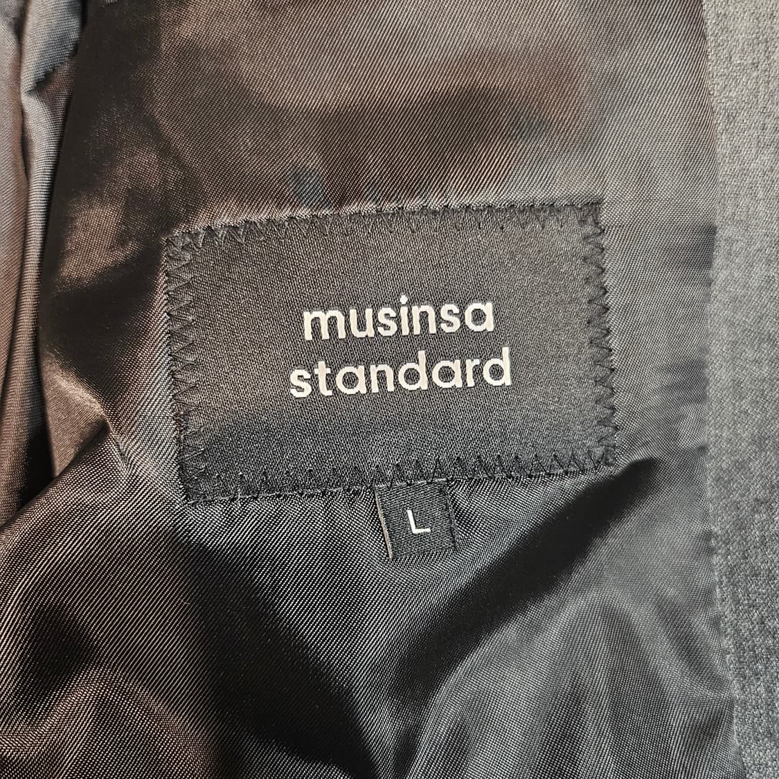 [실착1~2회미만] 무신사스탠다드 - 빅 대디 오버사이즈 블레이저 [미디 상품이미지3