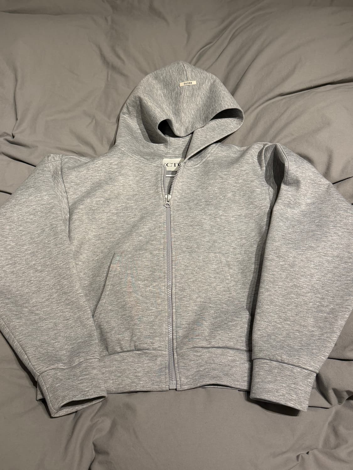 렉토 재패니즈 후드집업 그레이 상품이미지2