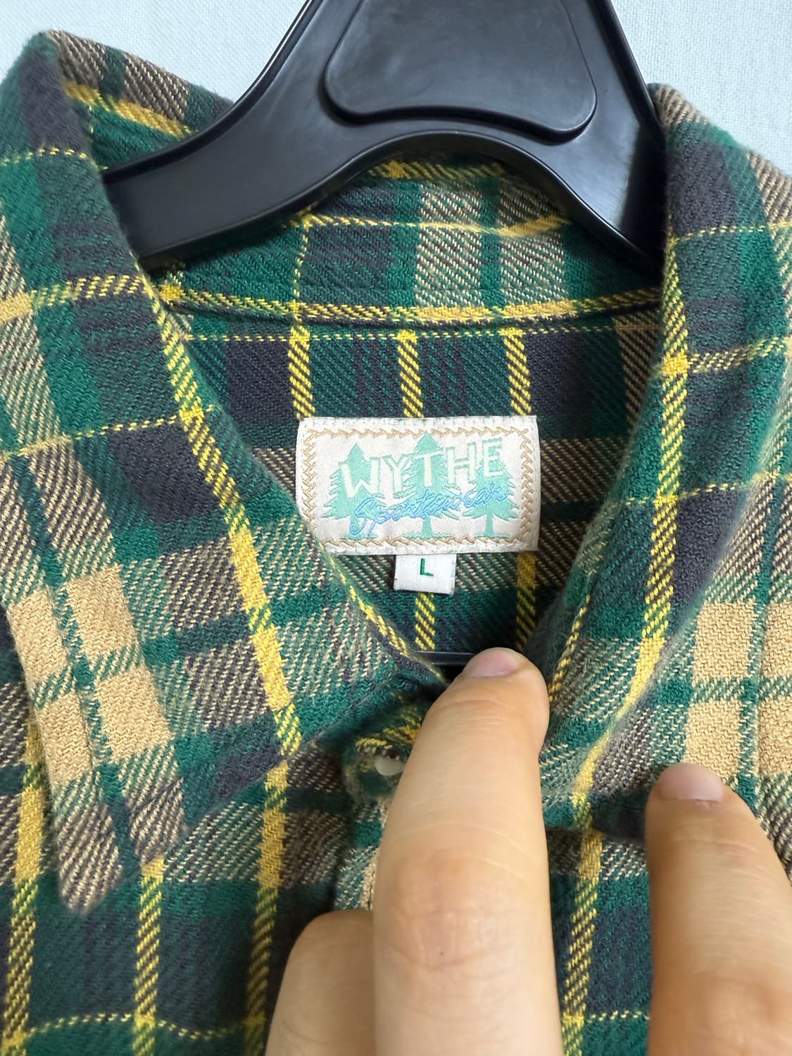 WYTHE(위스) 플란넬 웨스턴 셔츠 L사이즈 상품이미지2