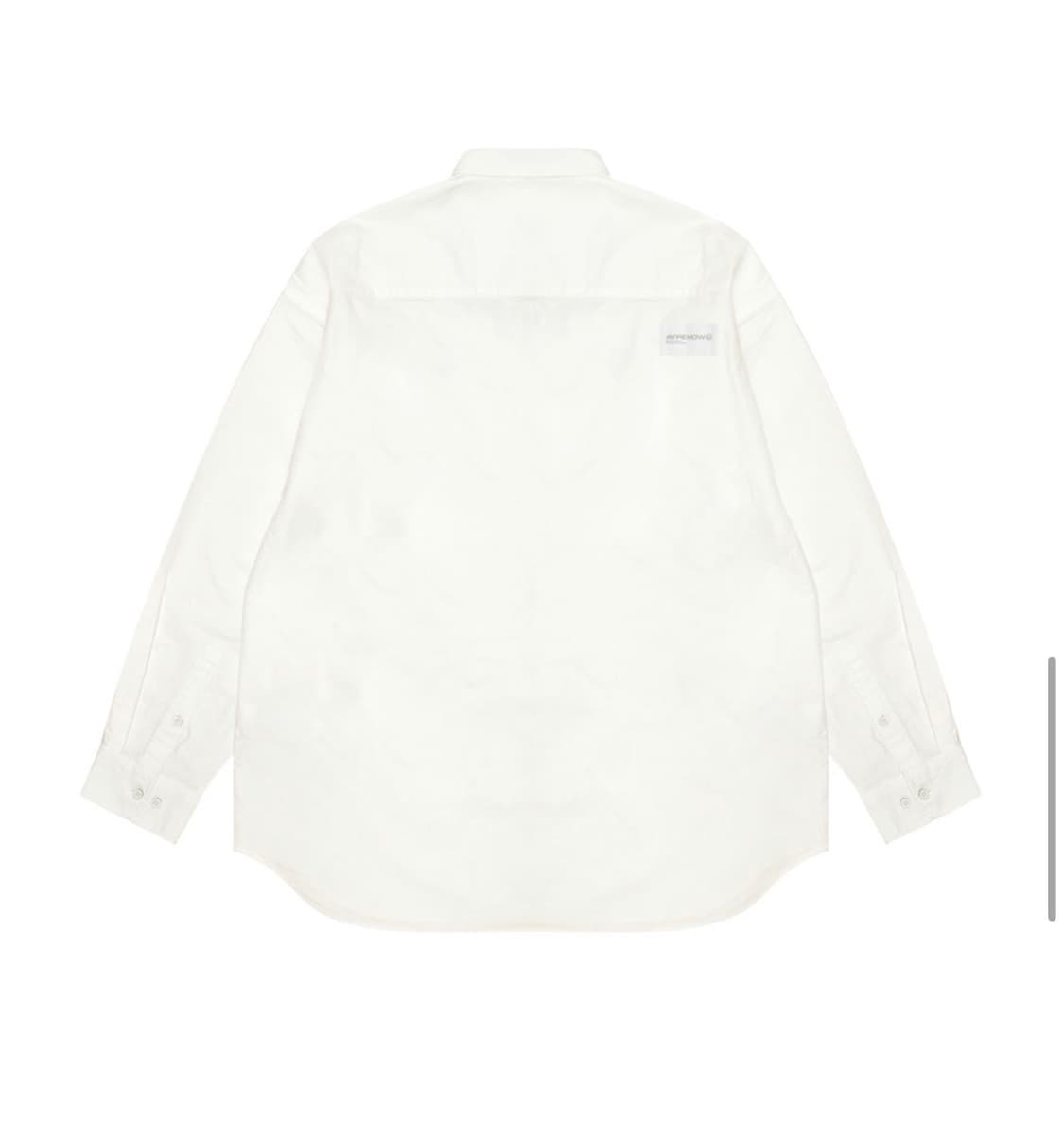 에이프 나우 롱 슬리브 셔츠 화이트 L 상품이미지2