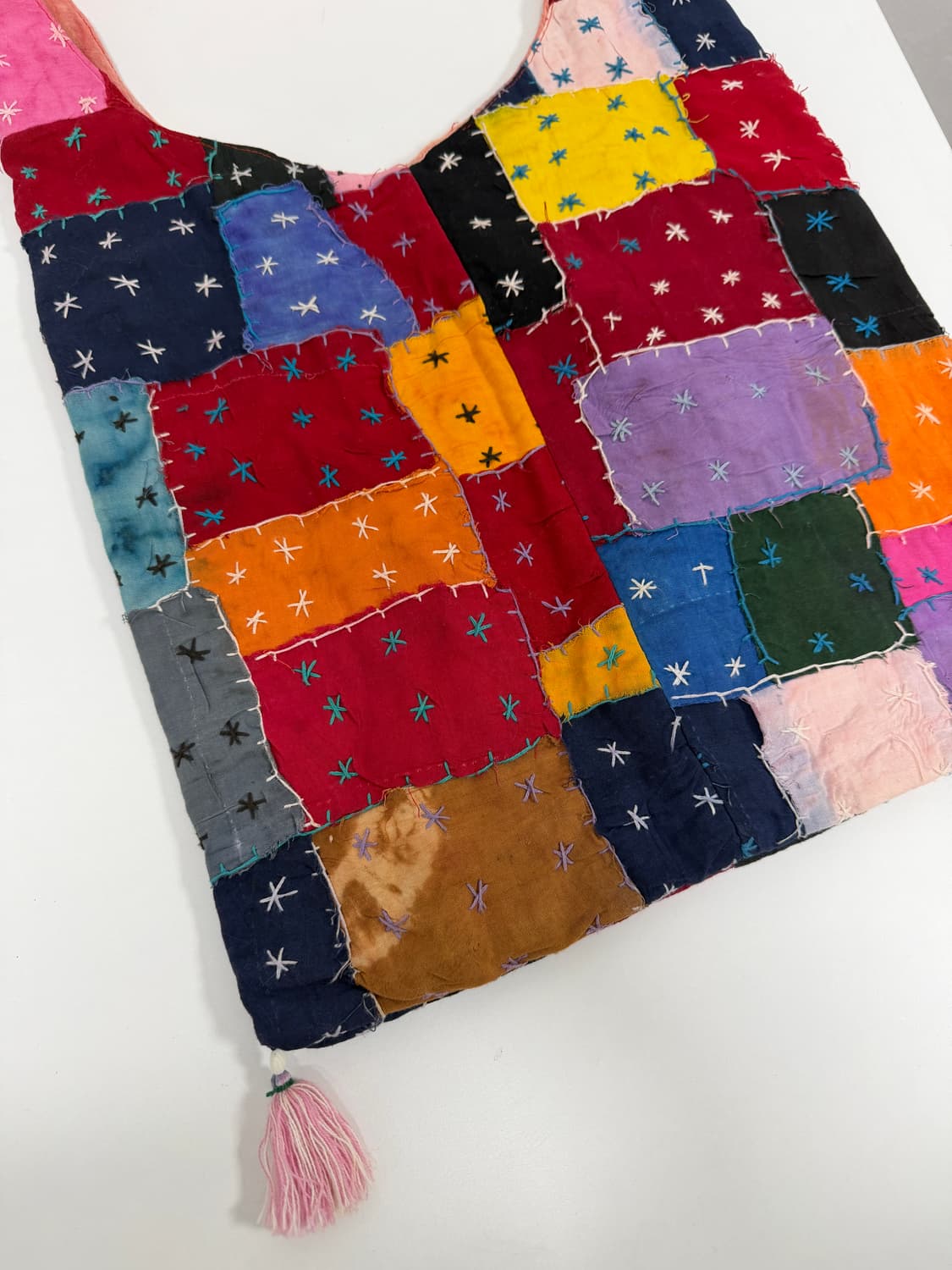 빈티지 패치워크 크로스백 상품이미지3