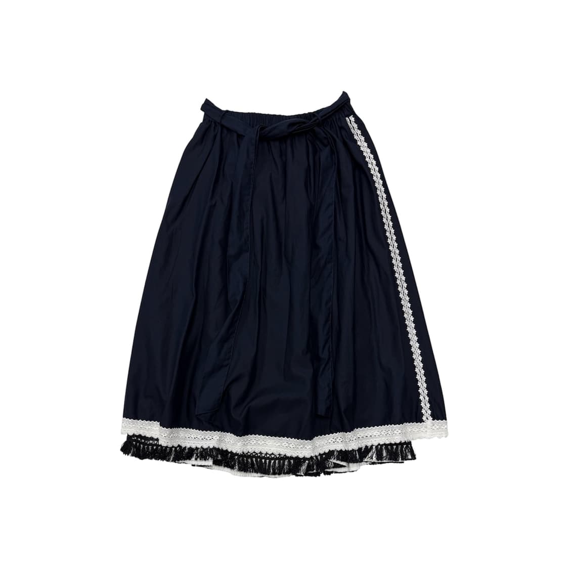 Beams boy x Tori-to fringe skirt 상품이미지1