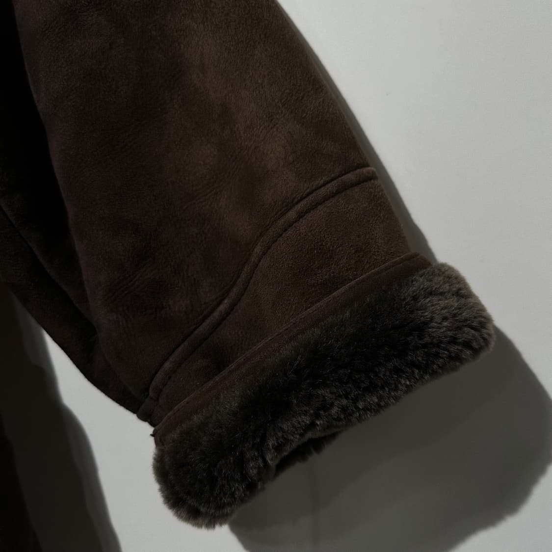 입생로랑 램스킹 시어링 싱글 무스탕 자켓 상품이미지8