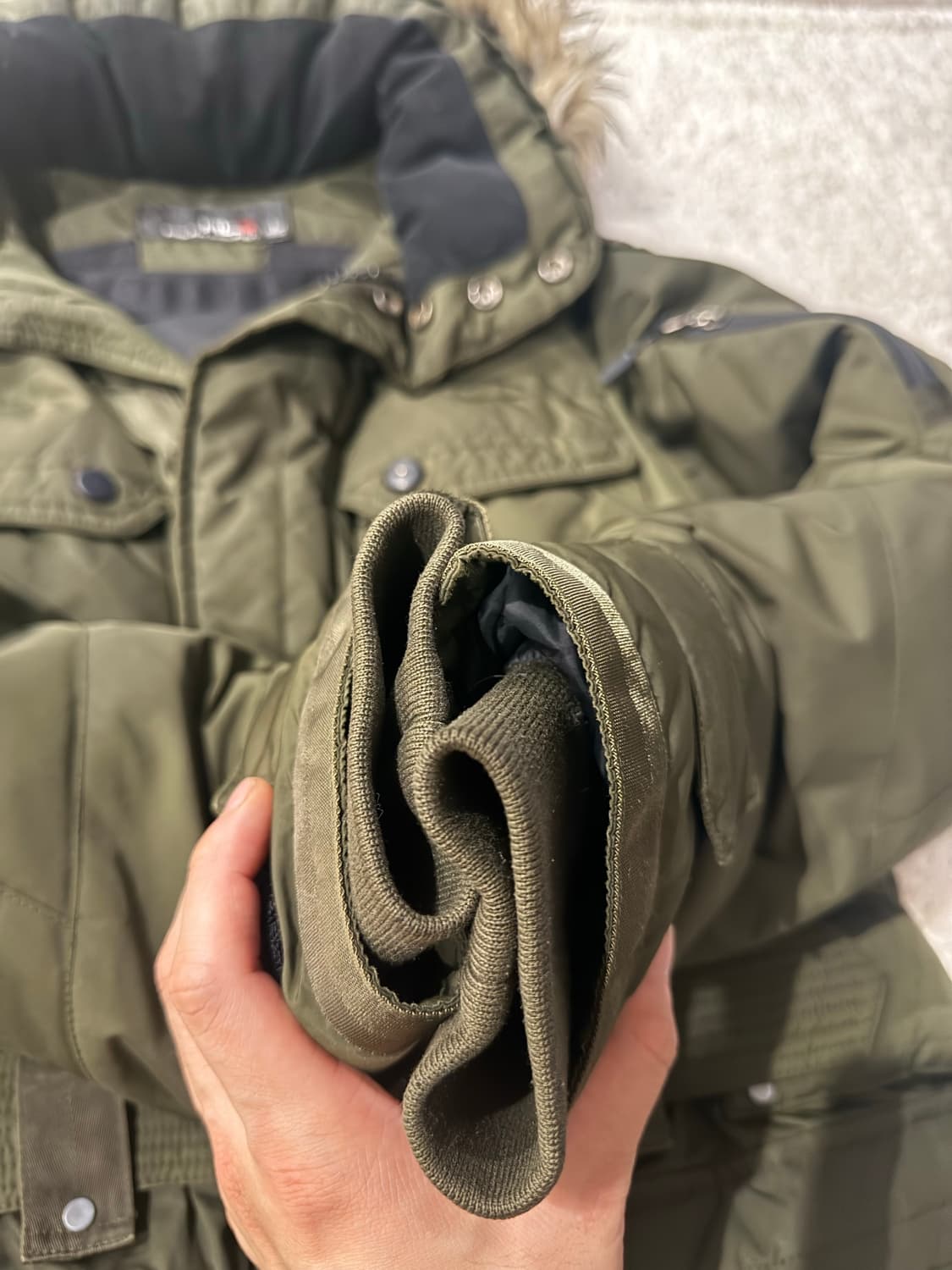 폴로 로버다운 카키 Size : S 상품이미지5