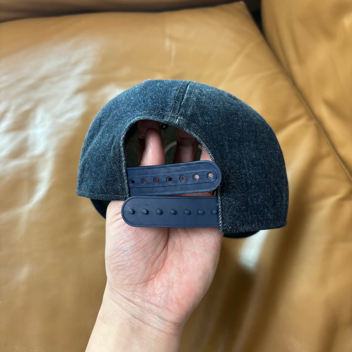 RRL 더블알엘 랄프로렌 폴로 윙로고 6패널 볼캡 모자 데님 상품이미지7