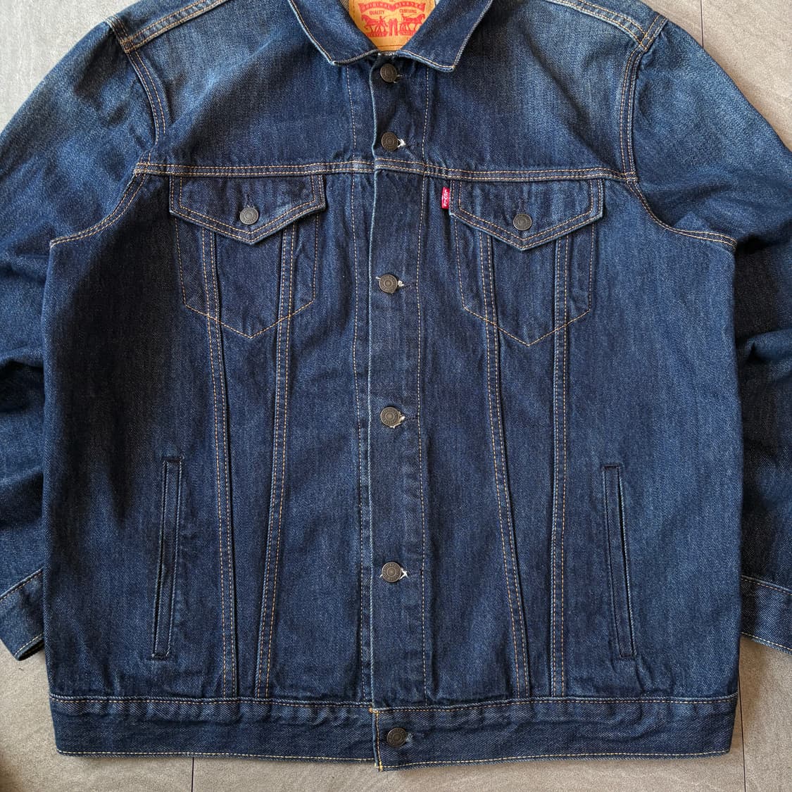 리바이스 정품 청 데님 자켓  상품이미지4