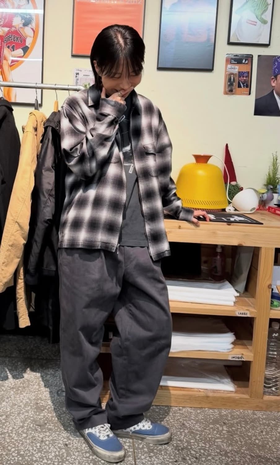 supreme flannel zip up shirt 슈프림 플란넬셔츠 m 상품이미지2