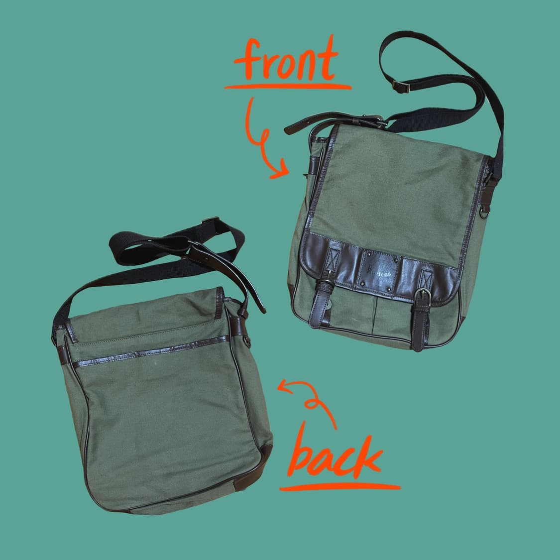 닥터마틴 캔버스 레더 크로스백 상품이미지2