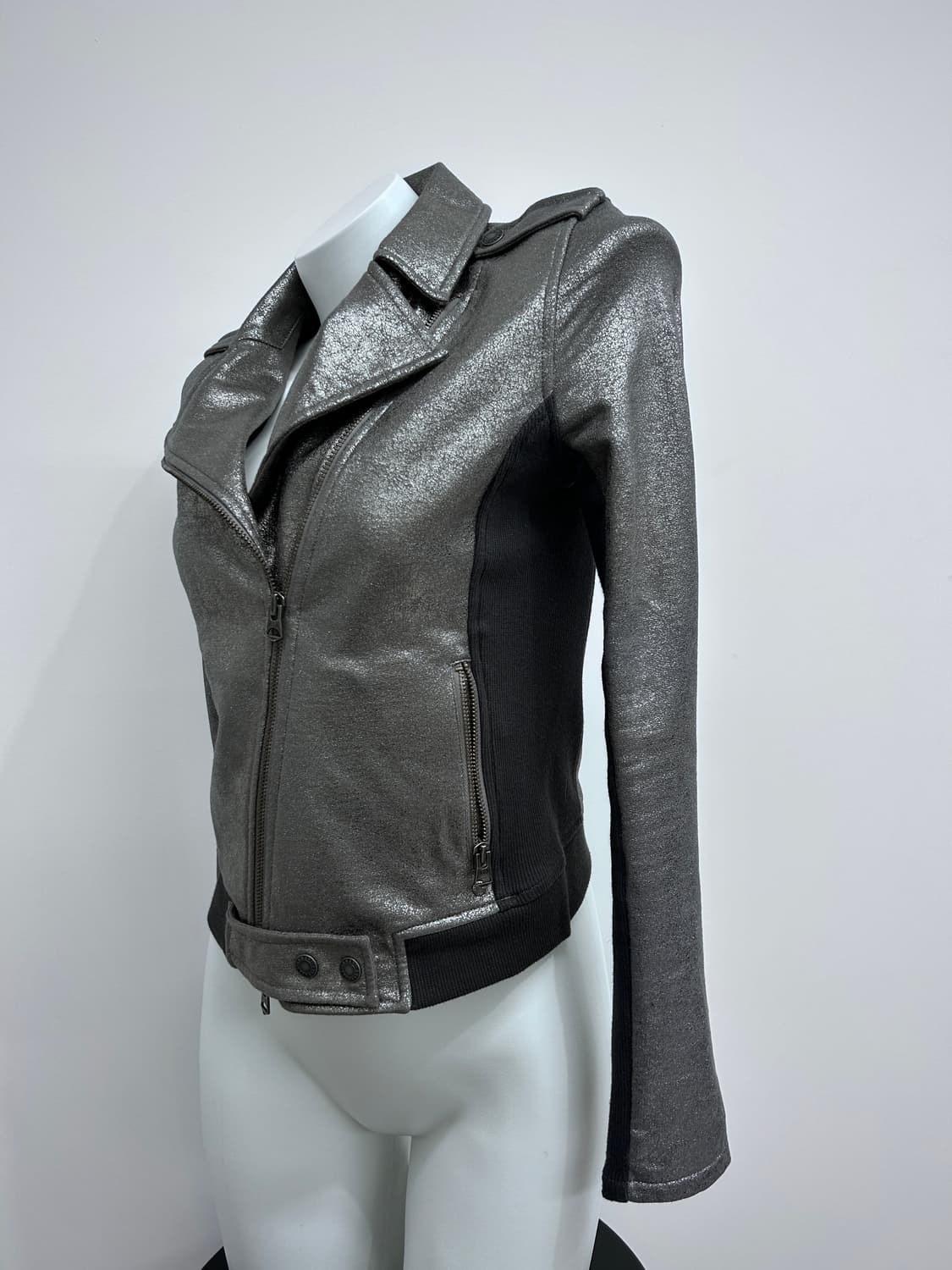 아르마니 실버 코티드 코튼 집업 자켓 상품이미지4