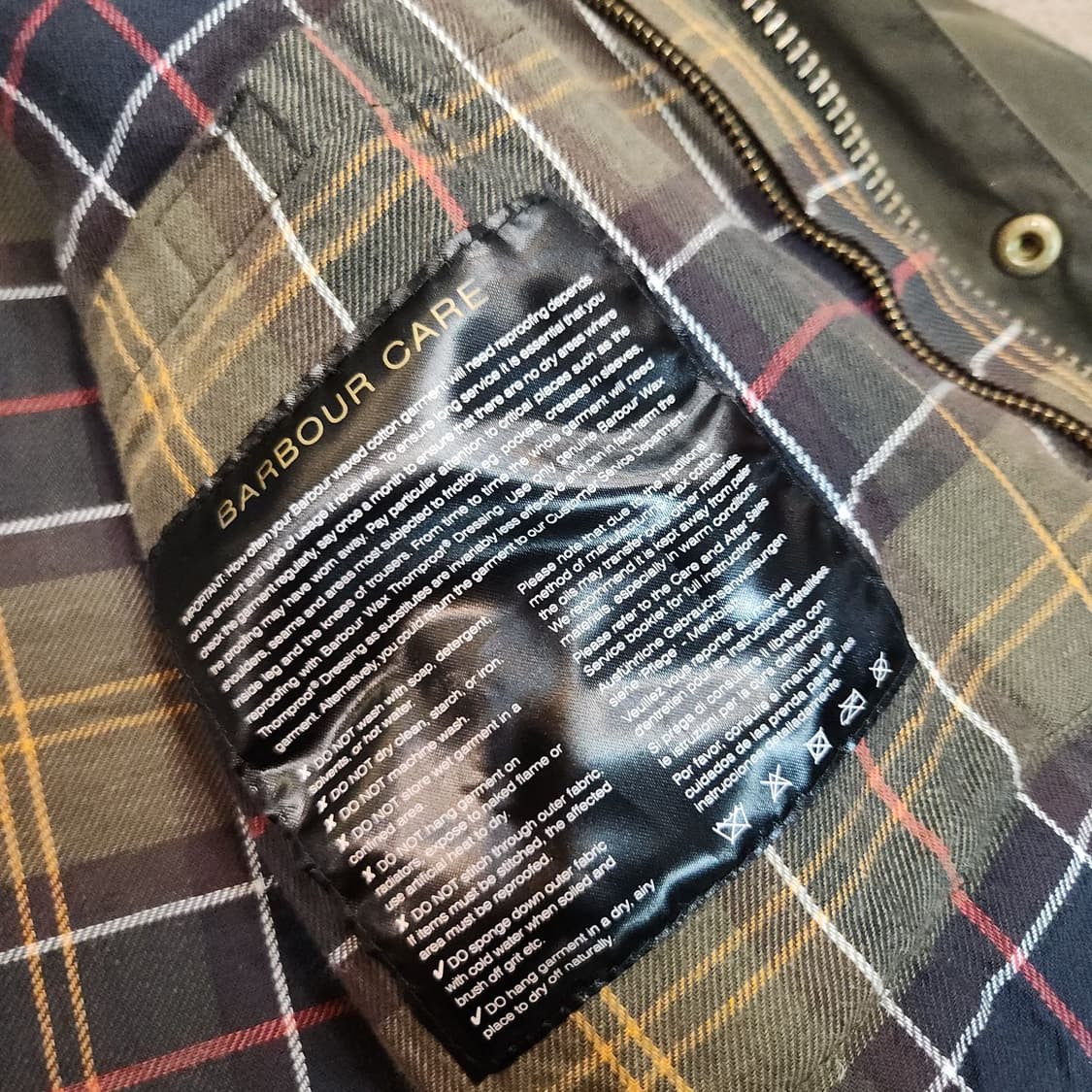 Barbour 바버 애쉬비 왁스 코튼 헌팅 자켓 M 100 상품이미지4