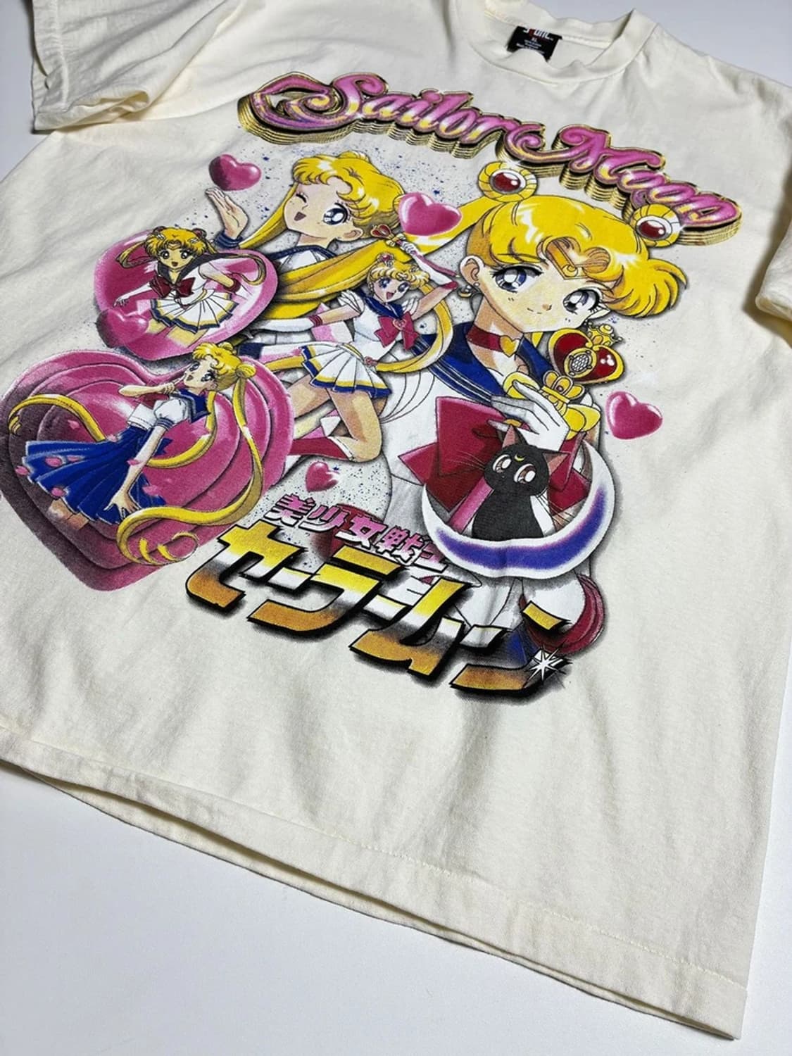 Selected USA 세일러문 그래픽 코튼 반팔 티셔츠 R1400 상품이미지3