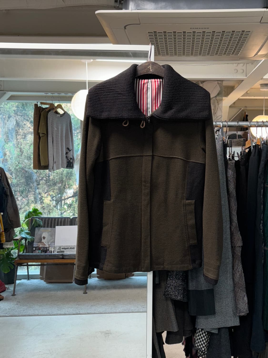 아츠로 타야마 하이넥 울자켓 상품이미지1