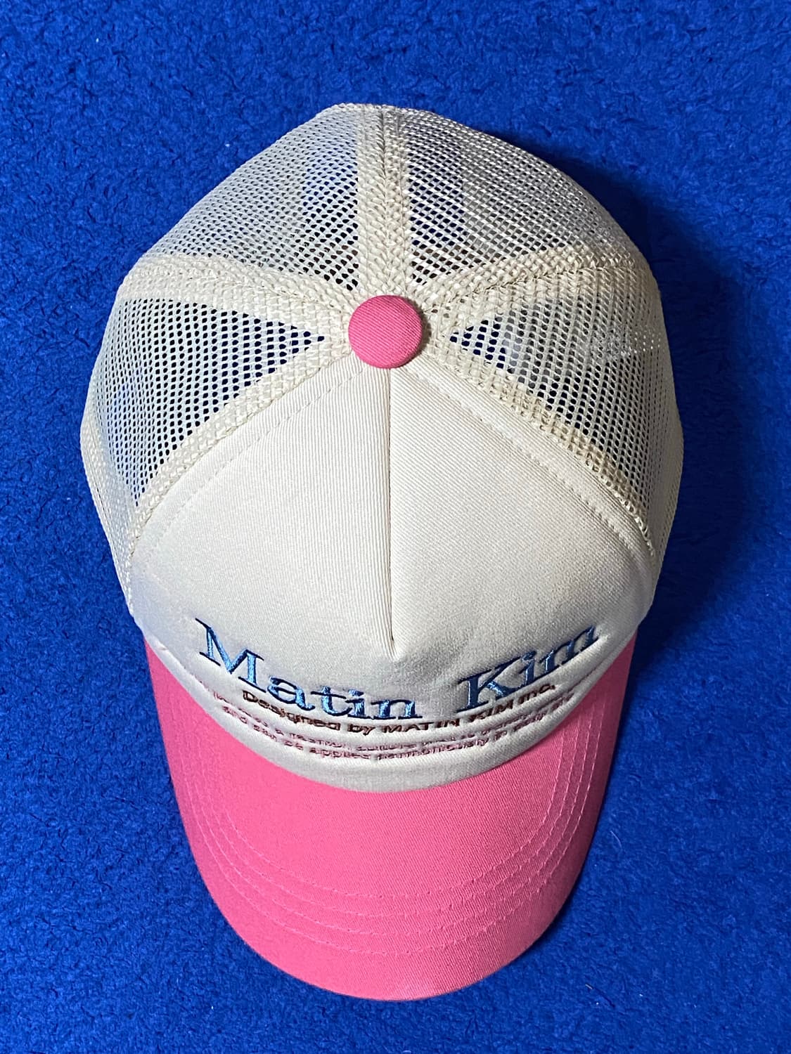 MatinKim 마뗑킴 헤리티지 트러커 볼캡 핑크 상품이미지3