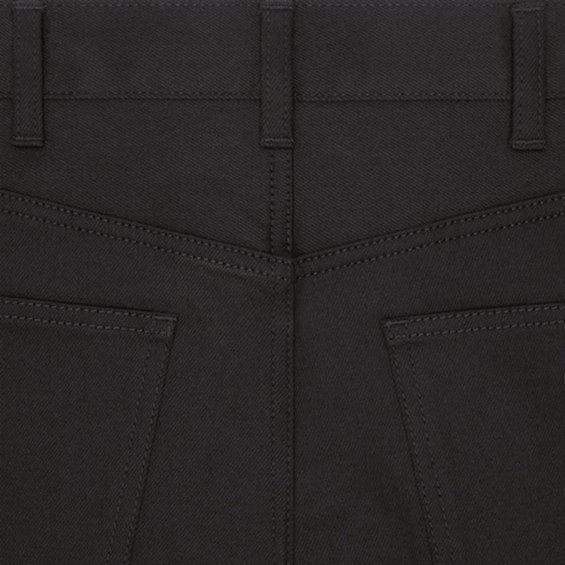 셀린느 스키니 진 빈티지 퓨어 블랙 데님 상품이미지3