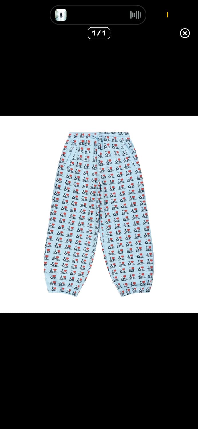 애슐리 윌리엄스 S 아이러브미 블루 조거팬츠 상품이미지1