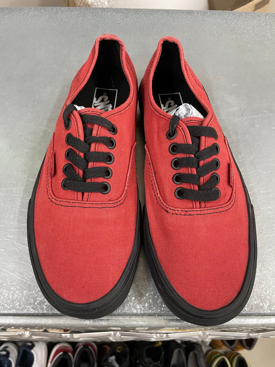 반스 어센틱 레드 블랙 255 상품이미지5