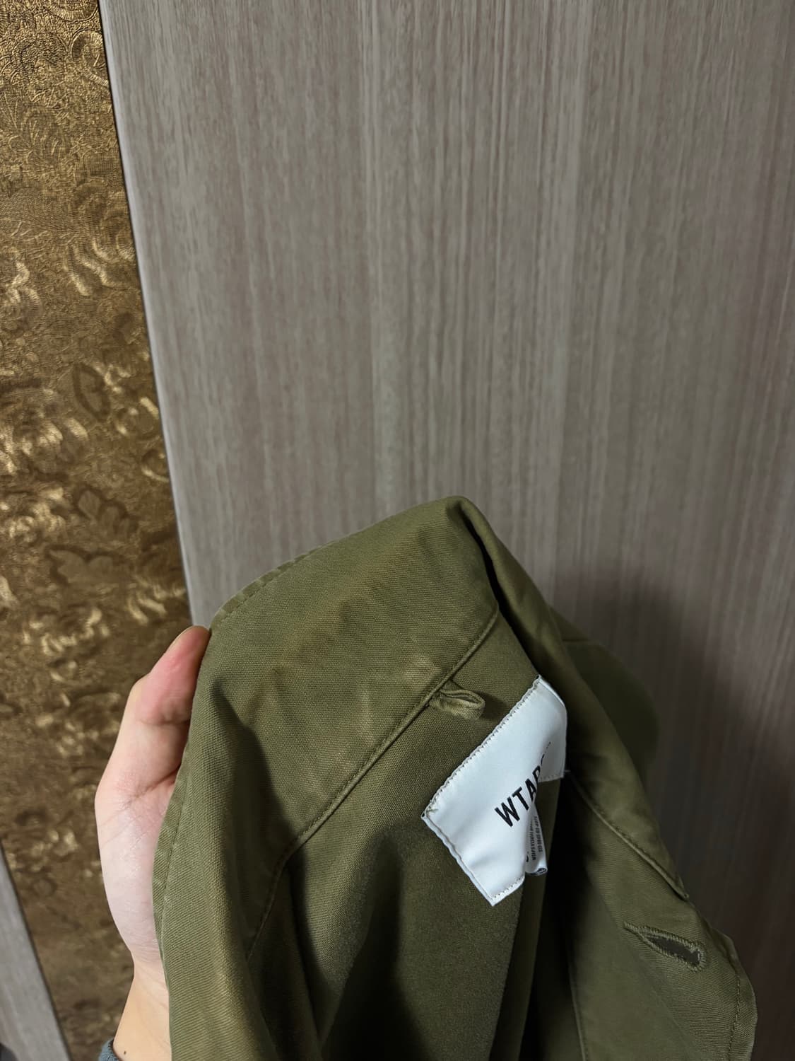 더블탭스 20ss 정글셔츠 올리브 02 상품이미지4