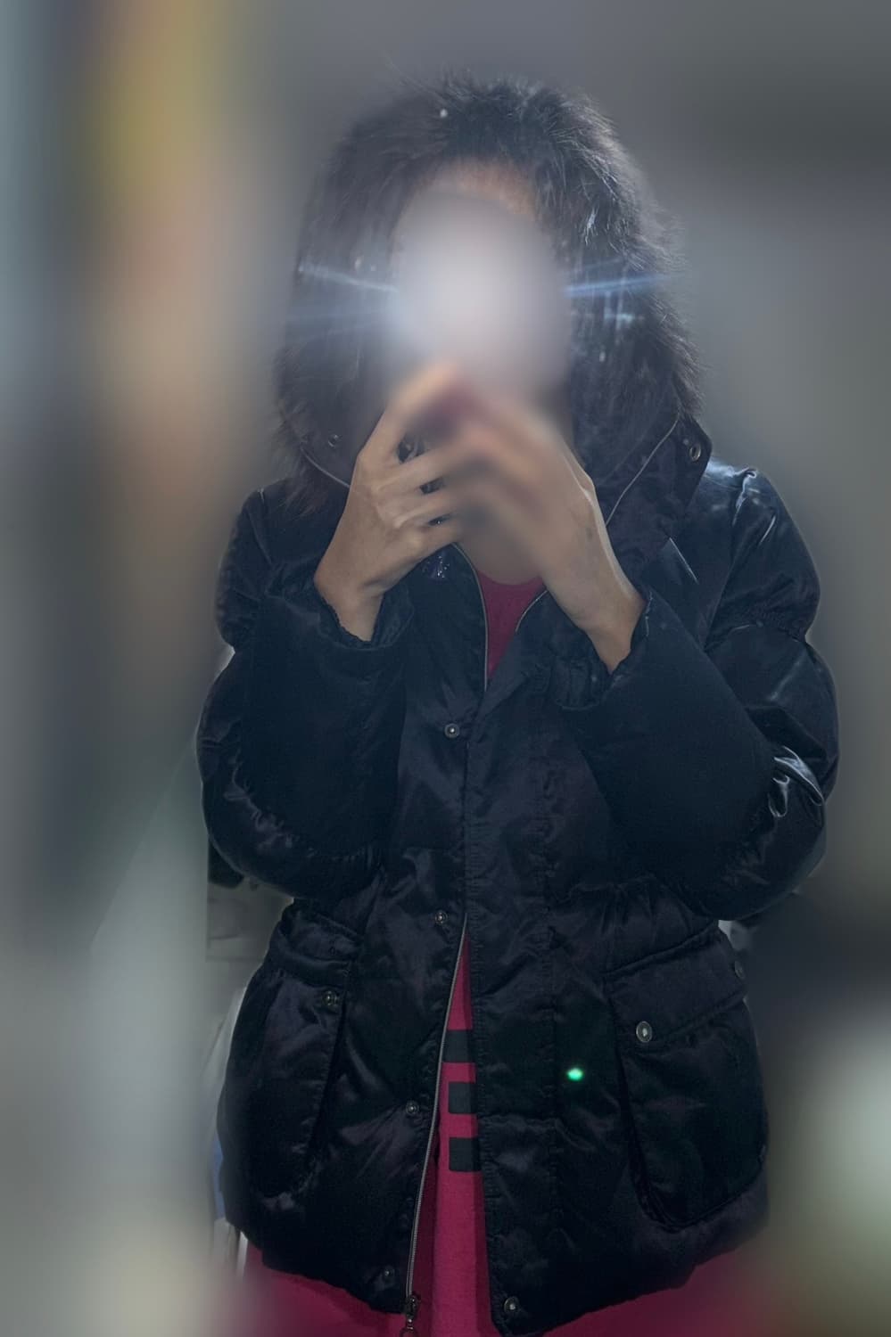 빈티지 펑크 갸루 데일리 패딩 상품이미지1