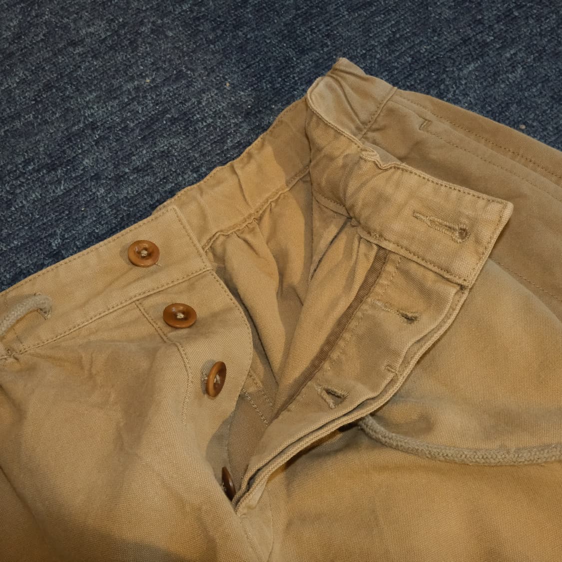 mhl 밴딩 버튼 면 스커트 상품이미지3