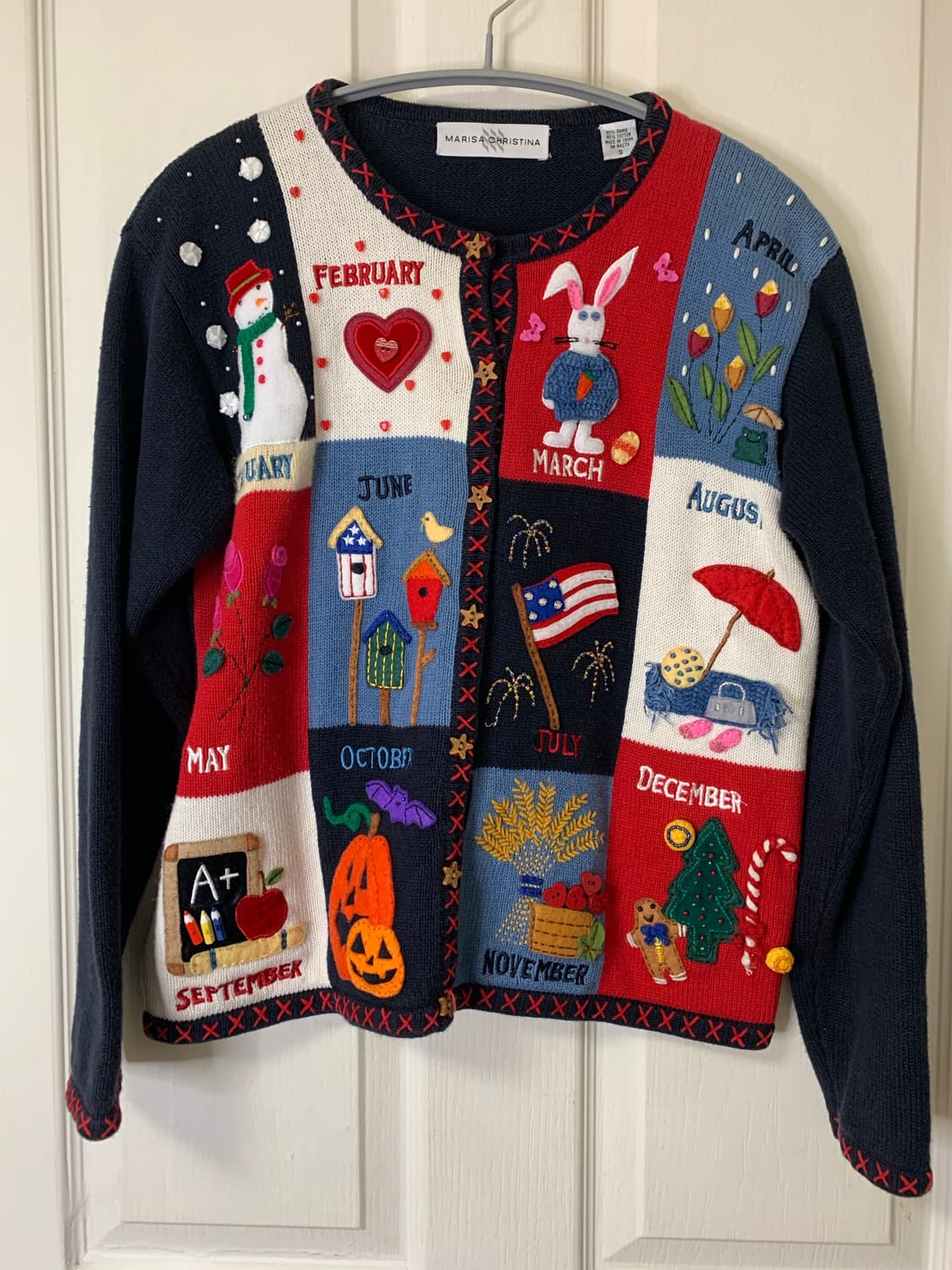 마리사 크리스티나 크리스마스 12개월 가디건 상품이미지3