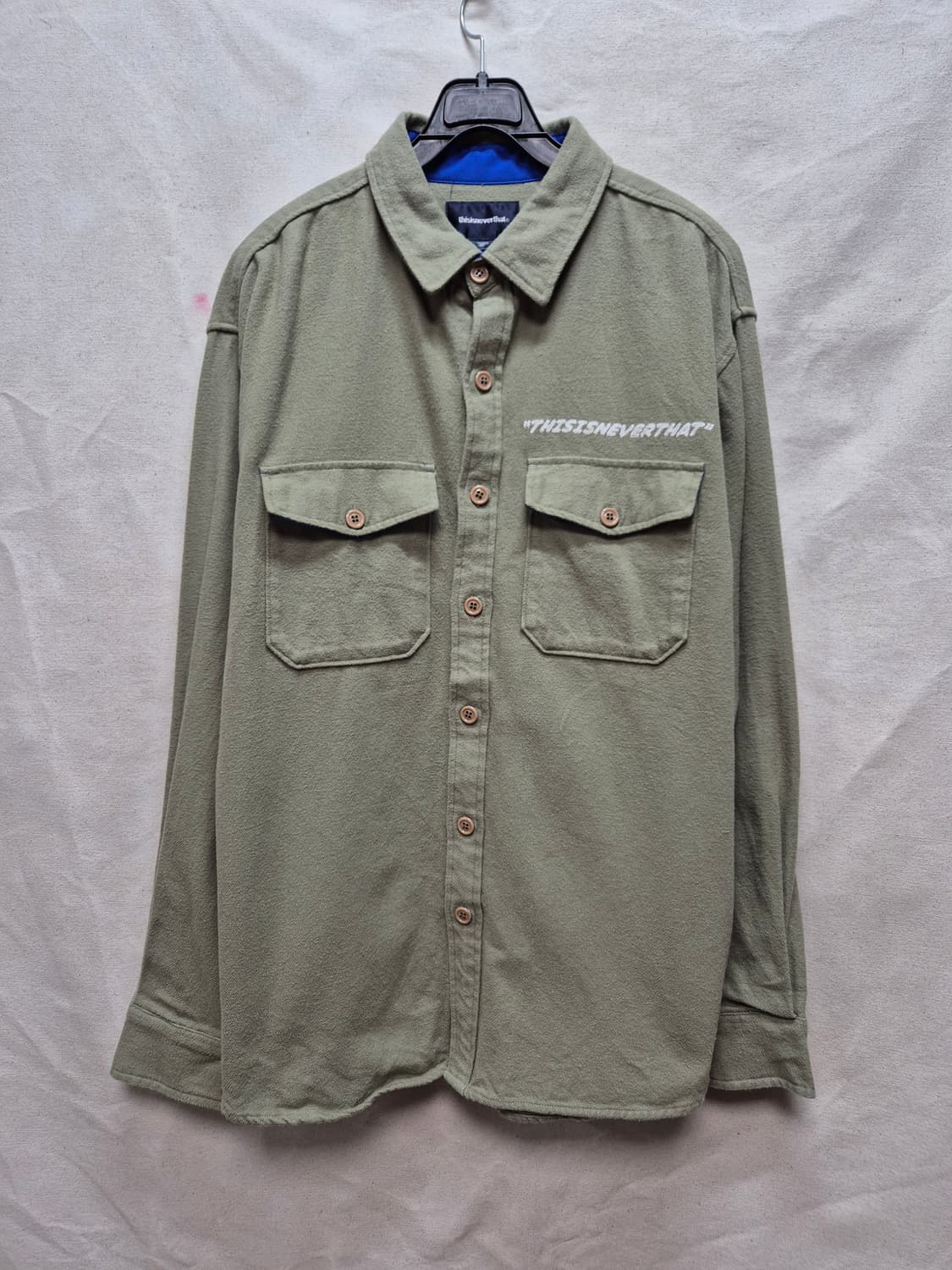 디스이즈네버댓  울 셔츠 상품이미지1