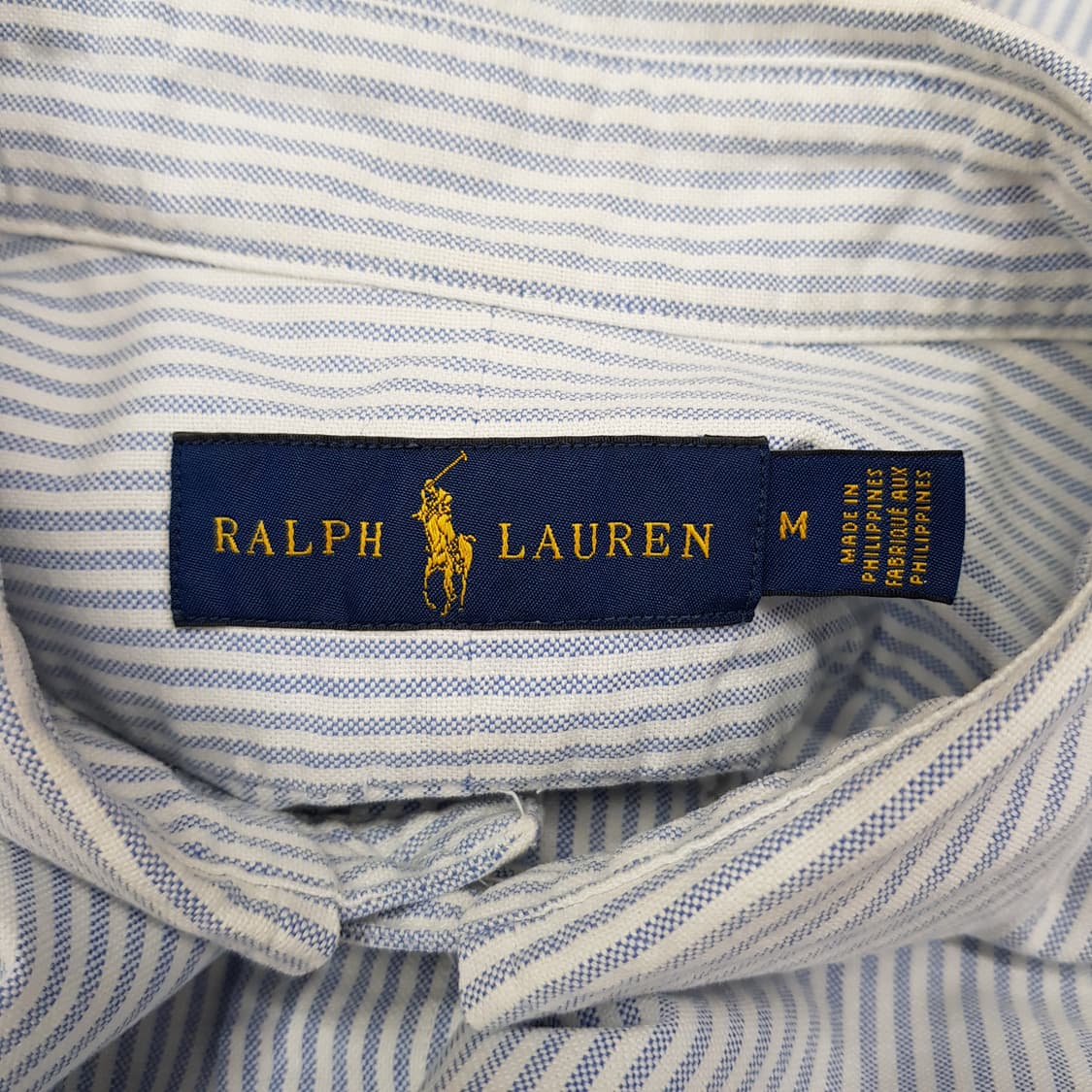 폴로 랄프로렌 옥스퍼드 면소재 셔츠 M사이즈 상품이미지5