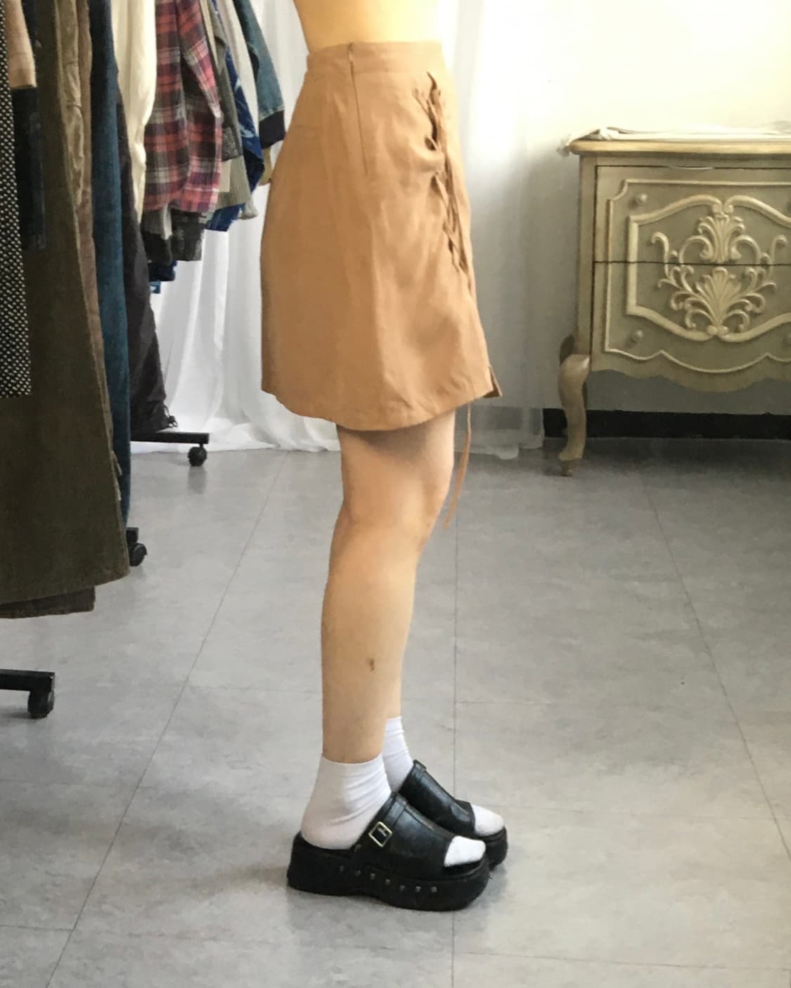 Lace up point skirt 상품이미지5