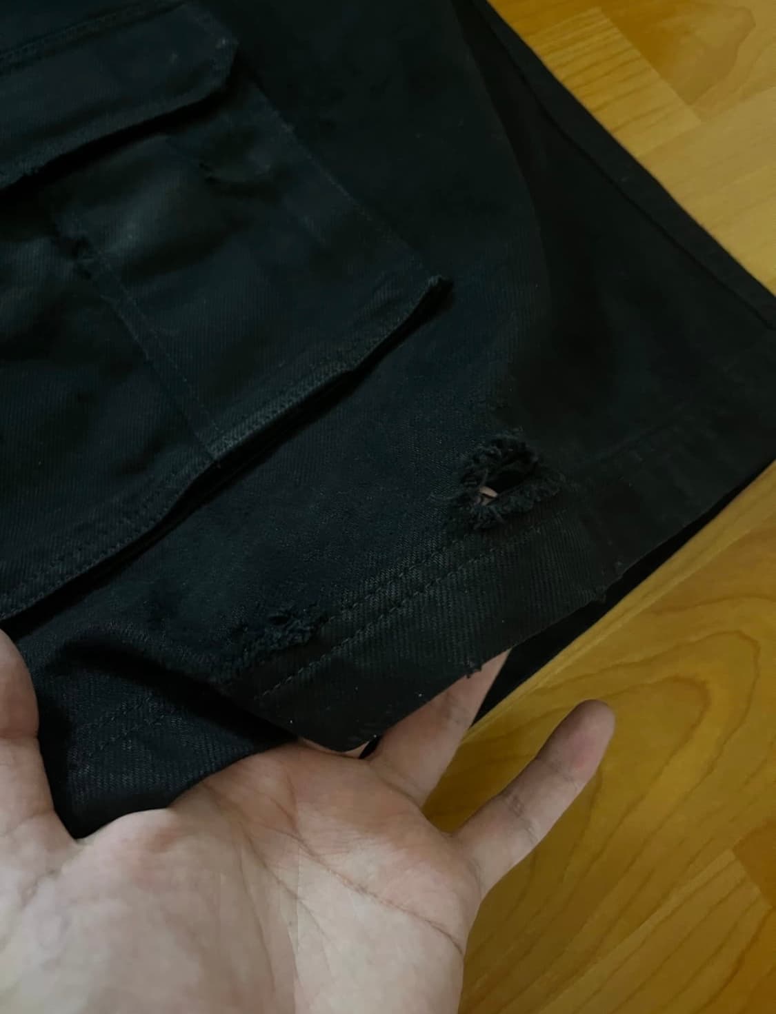 베트멍 와이드 멀티 포켓 카고 진 상품이미지6