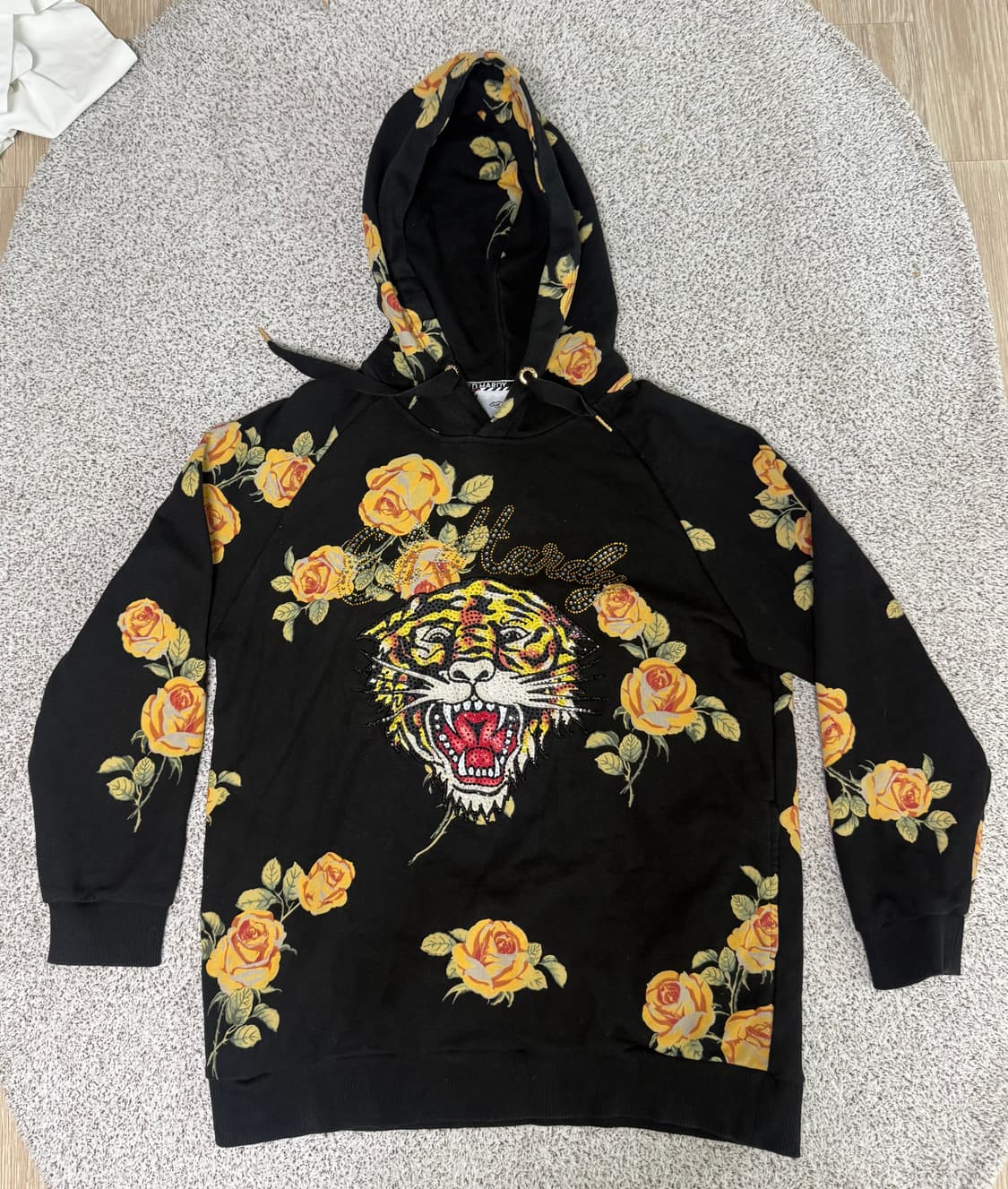 에드하디 타이거 로즈 후드티 여자 S 상품이미지1