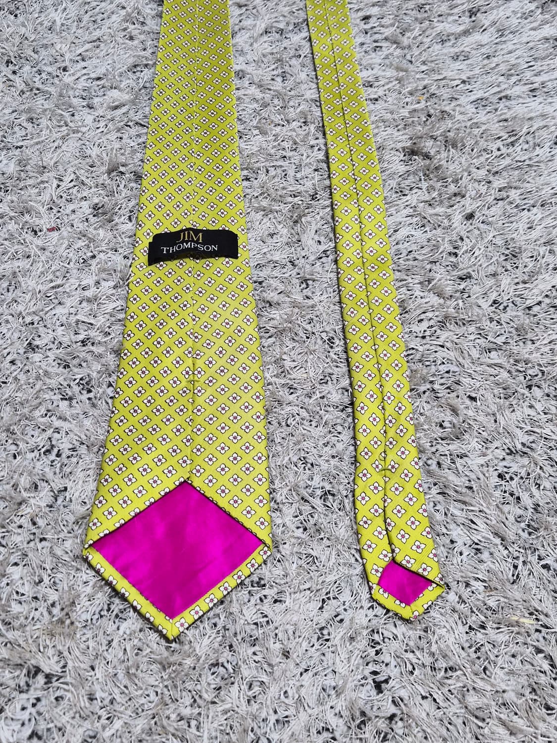 짐톰슨 플라워 도트 패턴 넥타이 Free - N68 상품이미지6