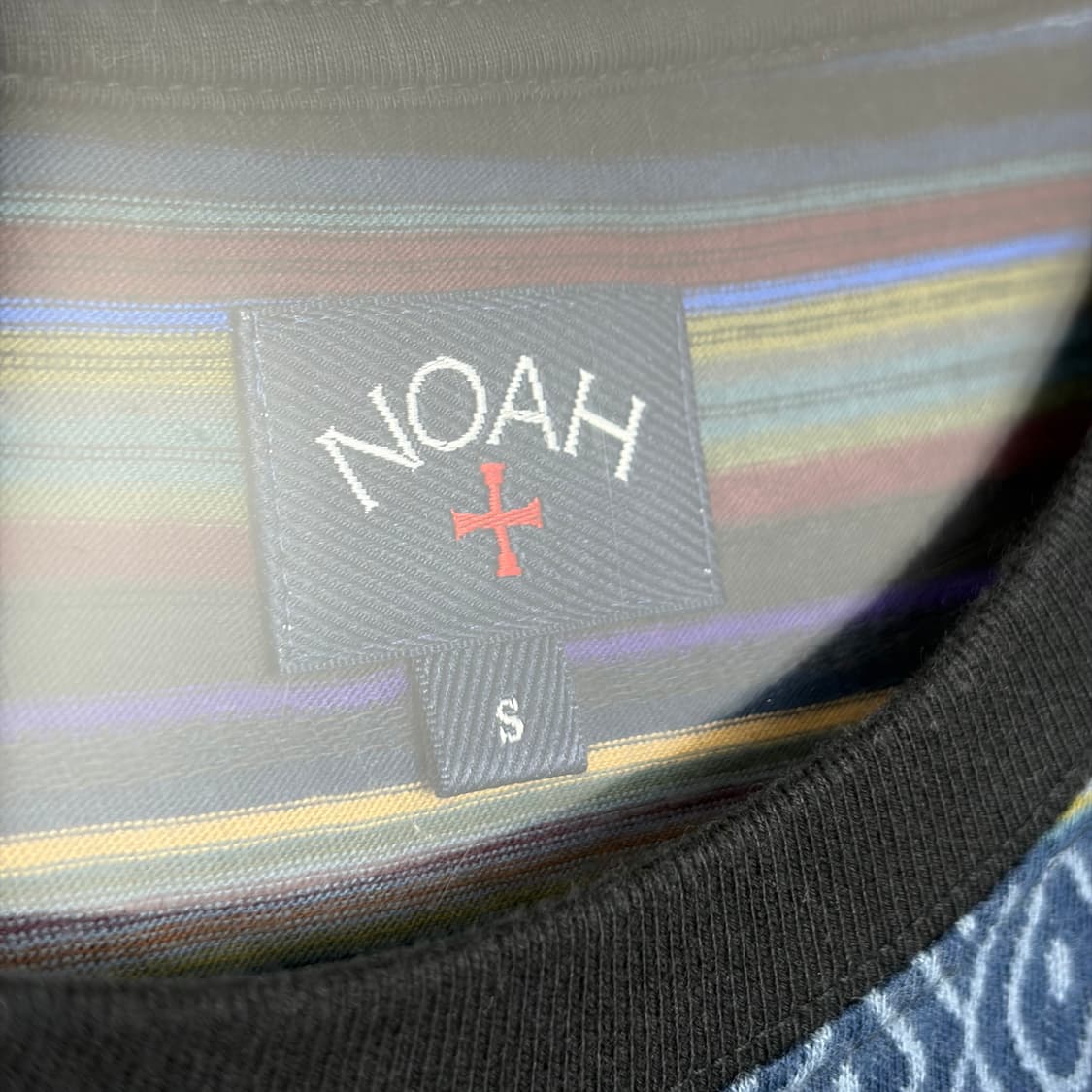 Noah 노아 자카드 패턴 티셔츠 상품이미지3