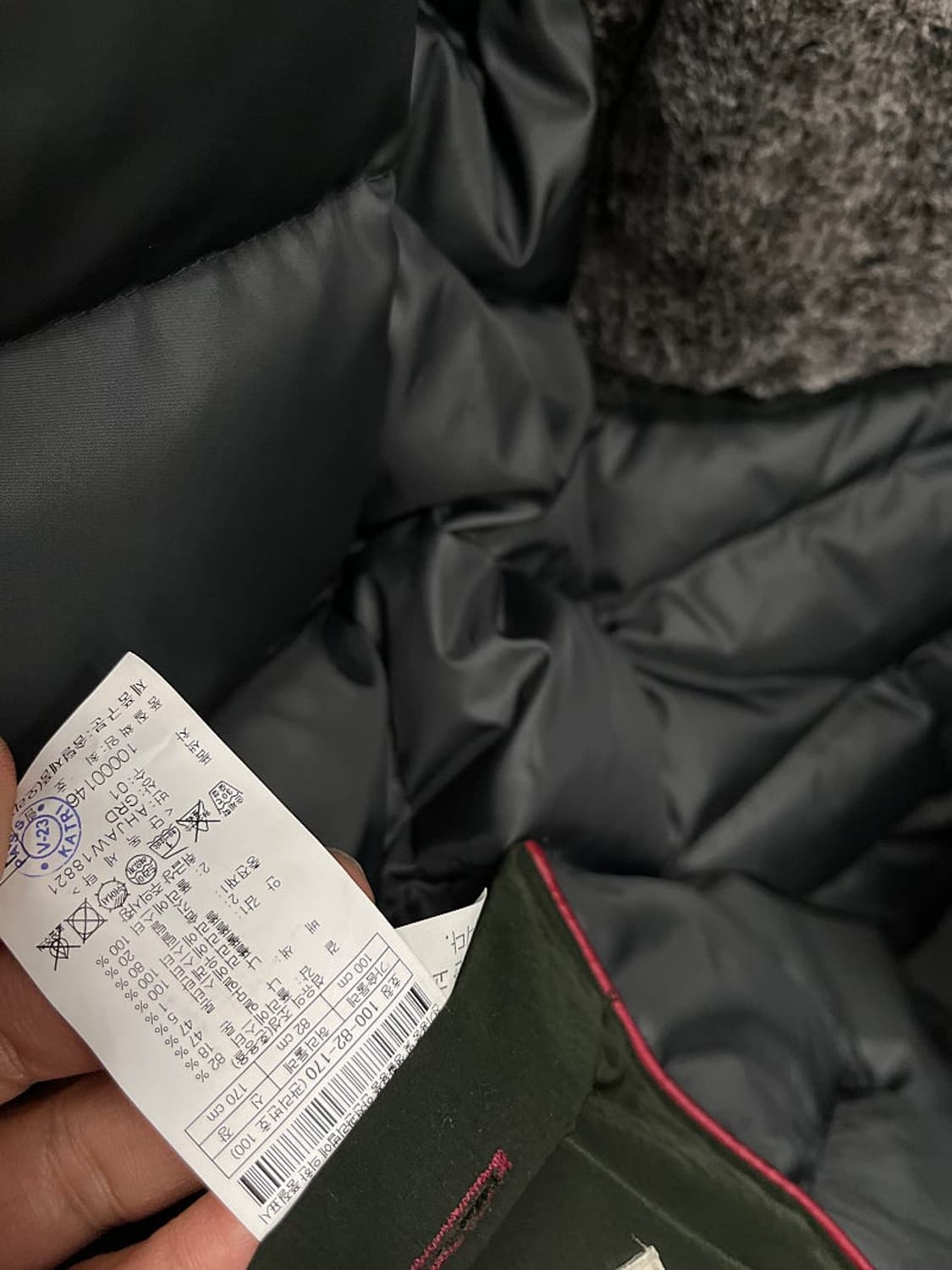 100) 헨리코튼 구스 패딩자켓  상품이미지8