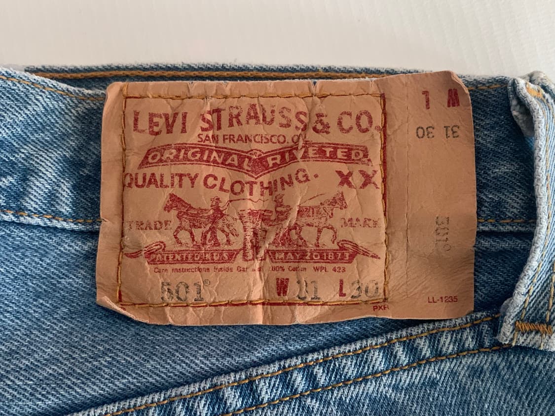 00s 리바이스 501 데님 청바지 30 상품이미지5