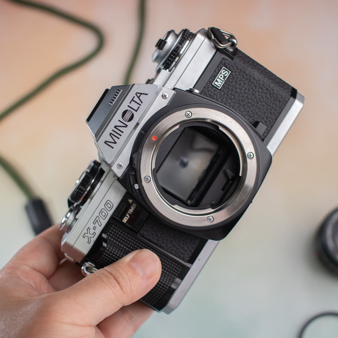 미놀타 x-700 50mm1.7 실버컬러 (전체분해오버홀/보증6개월) 상품이미지5