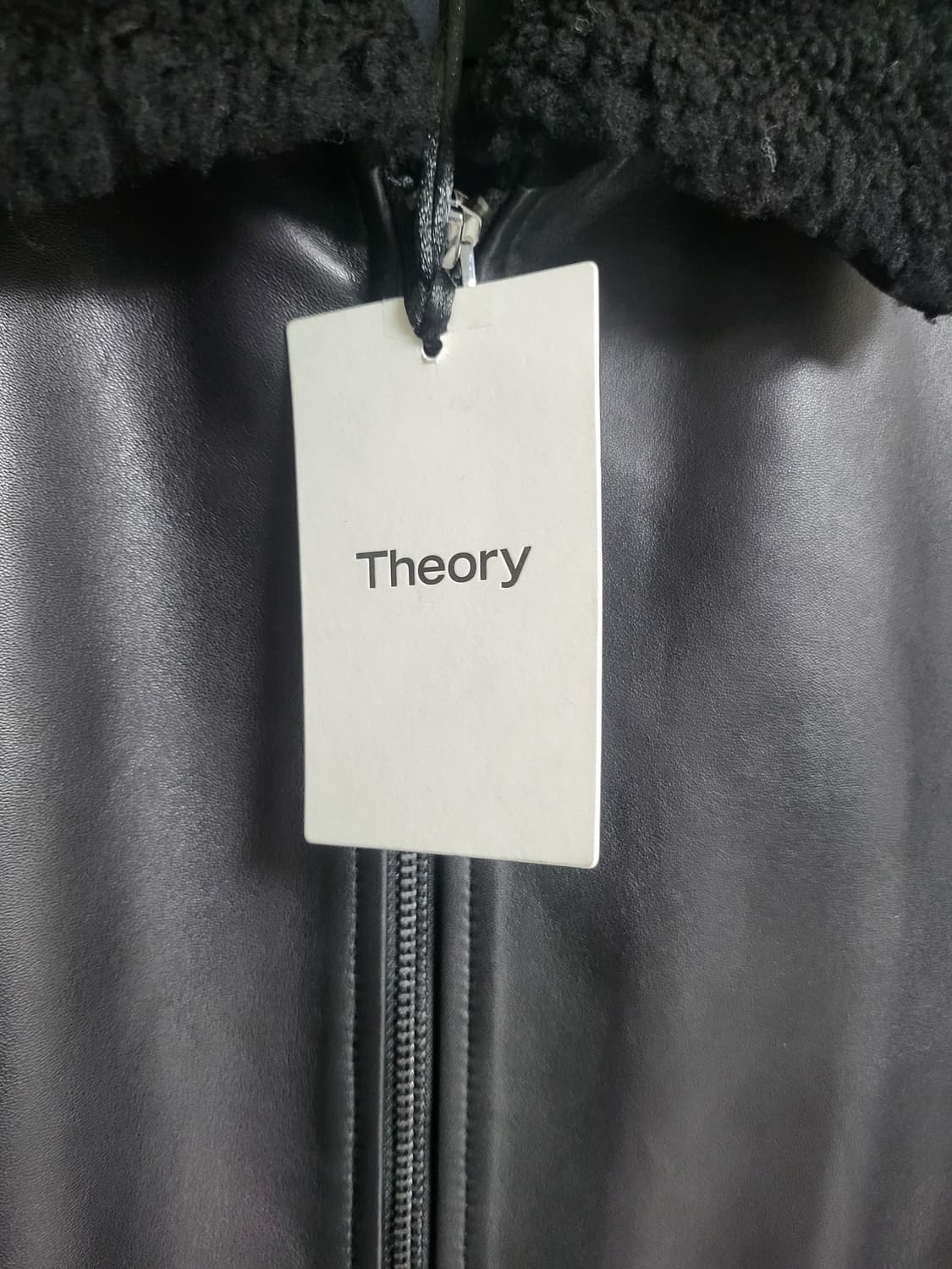 *새상품* 띠어리 시어링 카라 양가죽자켓 상품이미지6