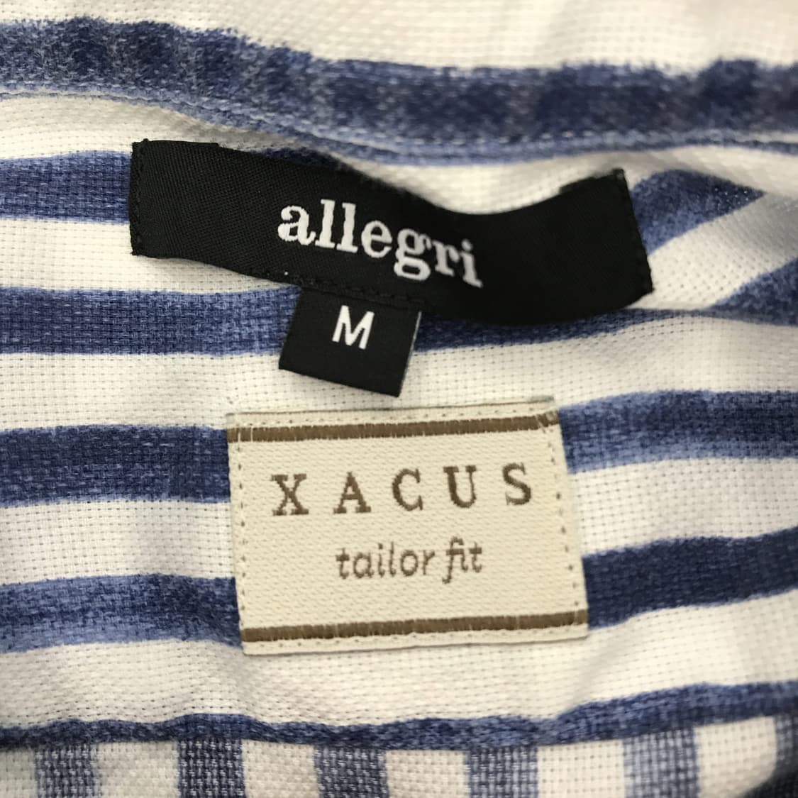 allegri 알레그리 이태리 XACUS 블루 하프셔츠 [M] 상품이미지5