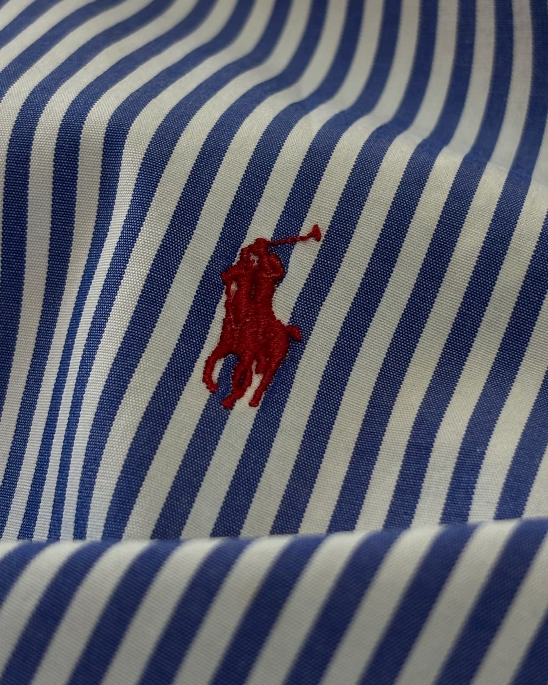 Polo Ralph Lauren 블루 화이트 스트라이프 셔츠 상품이미지2