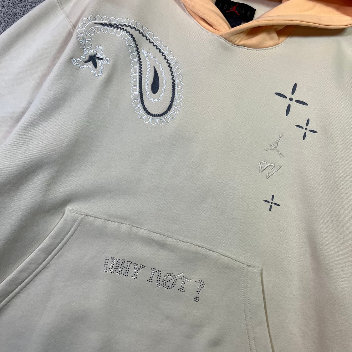 나이키 조던 와이낫 페이즐리 후드티 상품이미지2