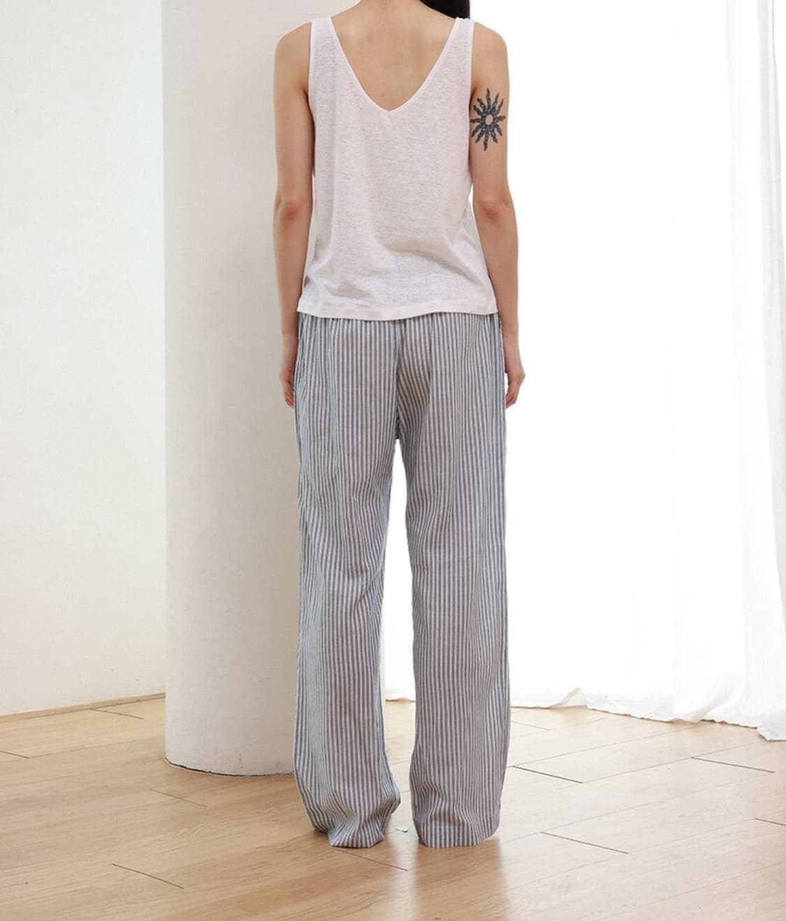 수카 Marine stripe pants 블루 여성용  상품이미지3