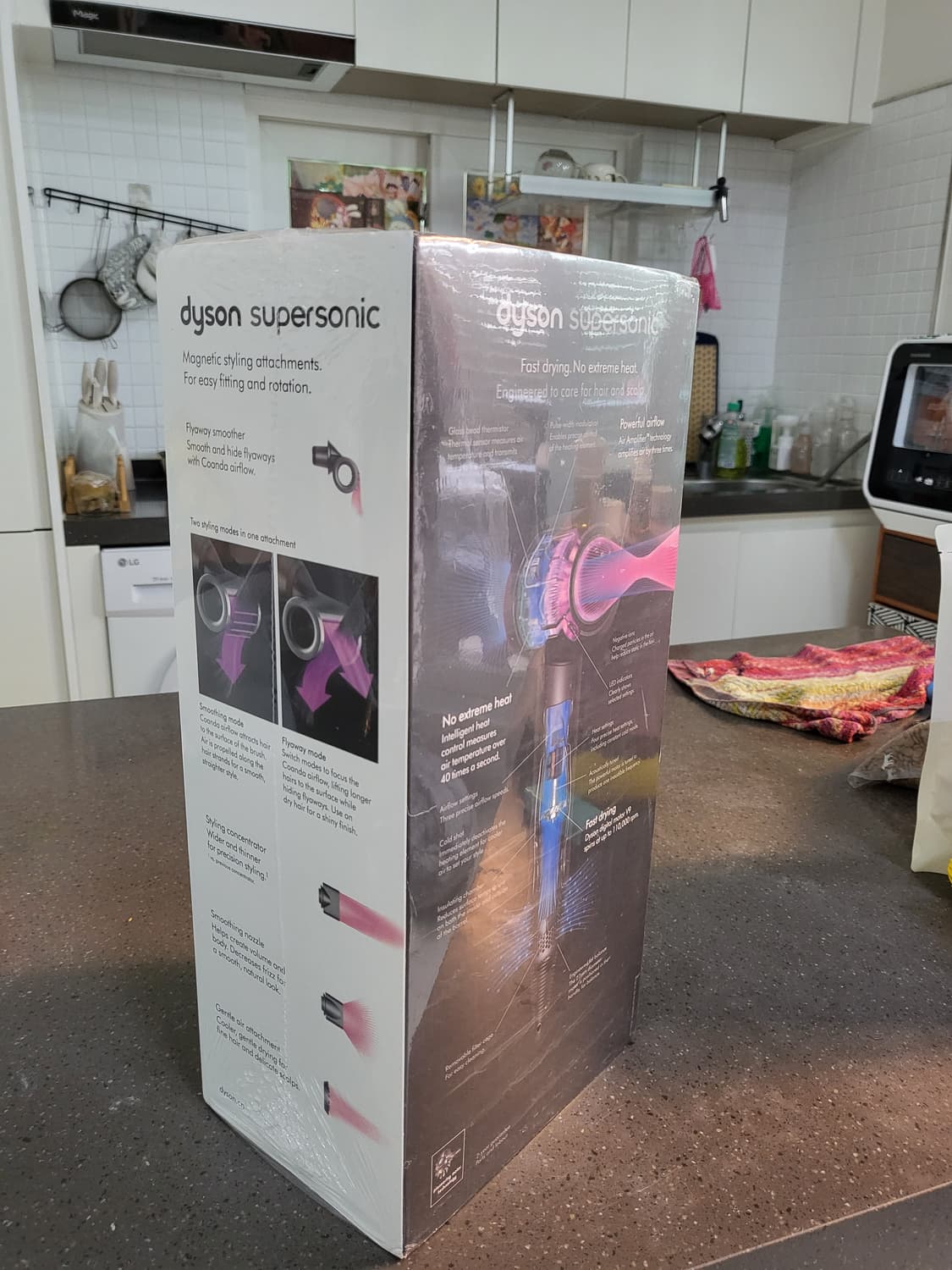 다이슨 슈퍼소닉 HD15 미개봉 풀박스새상품+정품거치대 상품이미지3