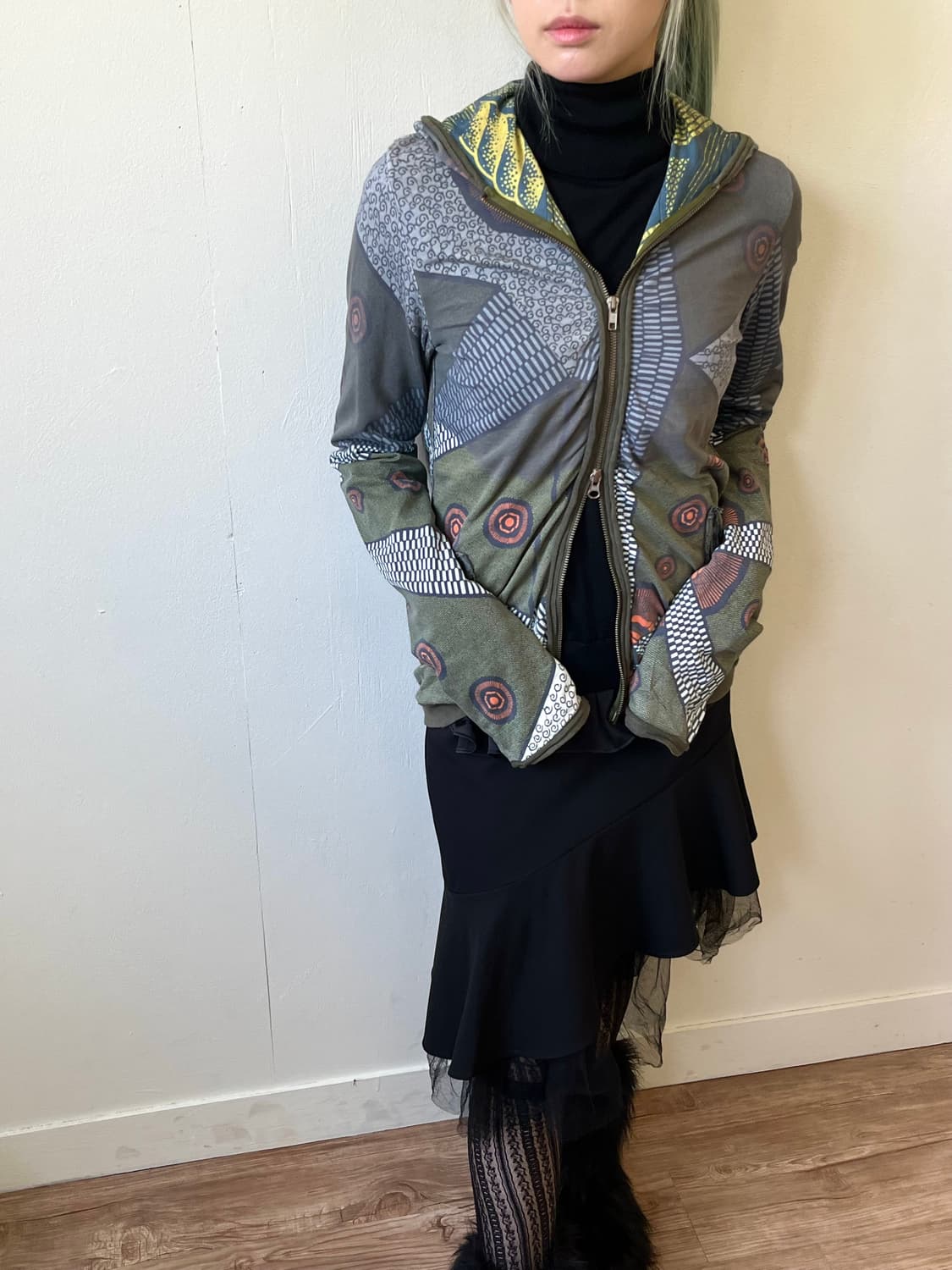 JNBY 아트 후드집업 상품이미지6