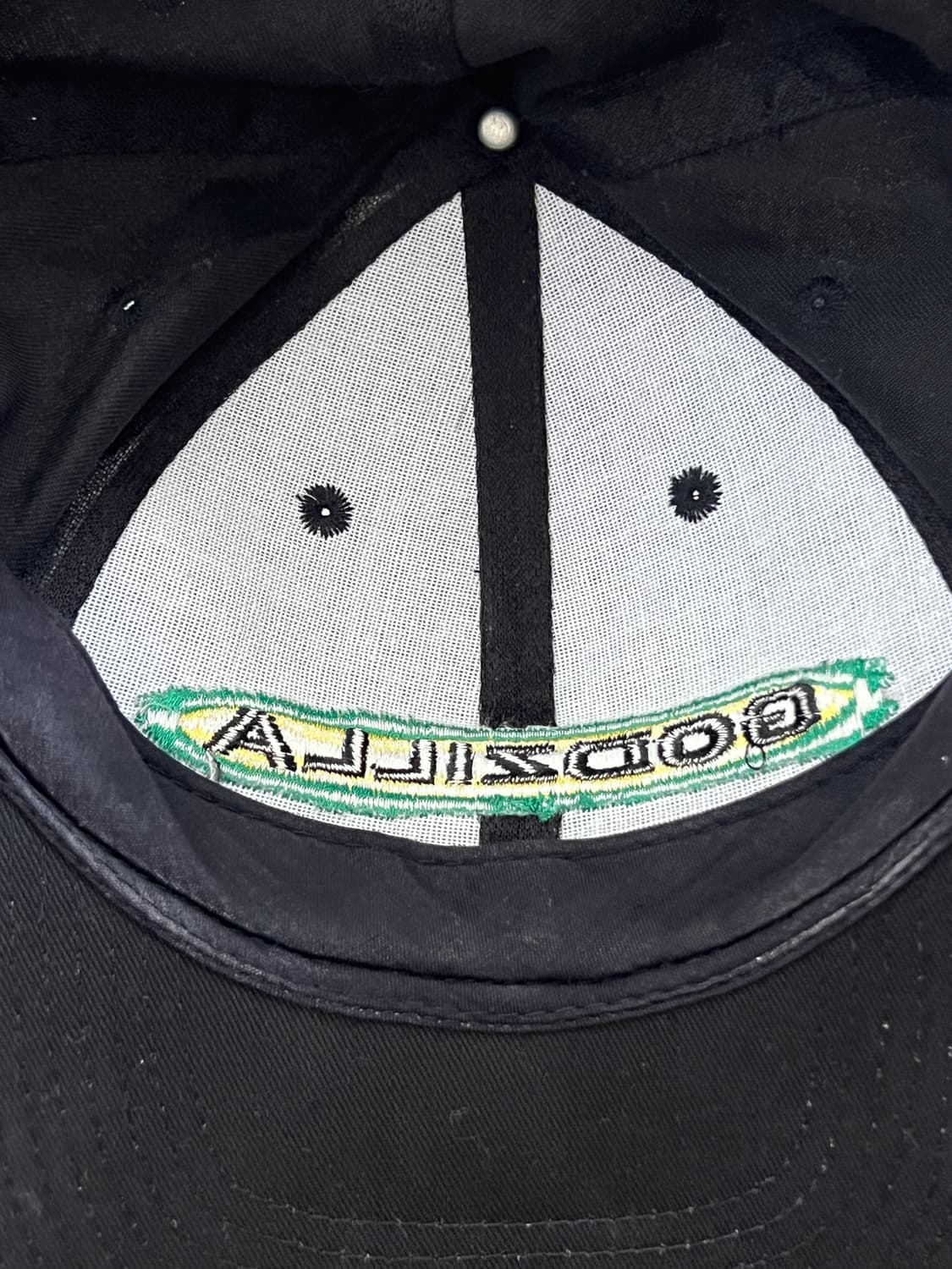 빈티지 1998 고질라 스냅백 모자 상품이미지7