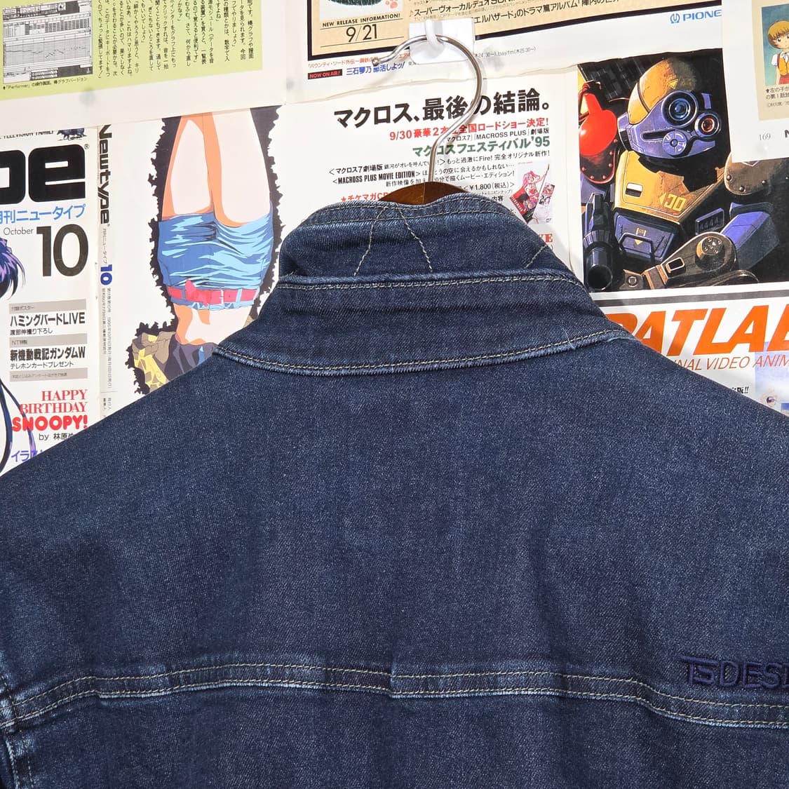 JPN 지퍼 포인트 진청 데님 워크 자켓 상품이미지6