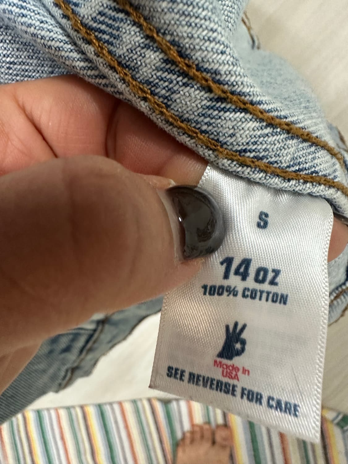 로스앤젤레스 어패럴 청자켓 연청 상품이미지5