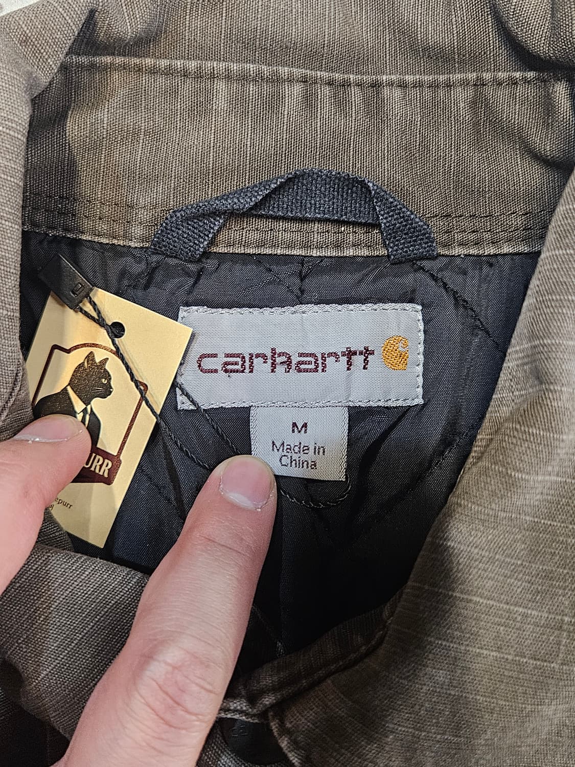 칼하트 캔버스 워크 셔츠 자켓 상품이미지3